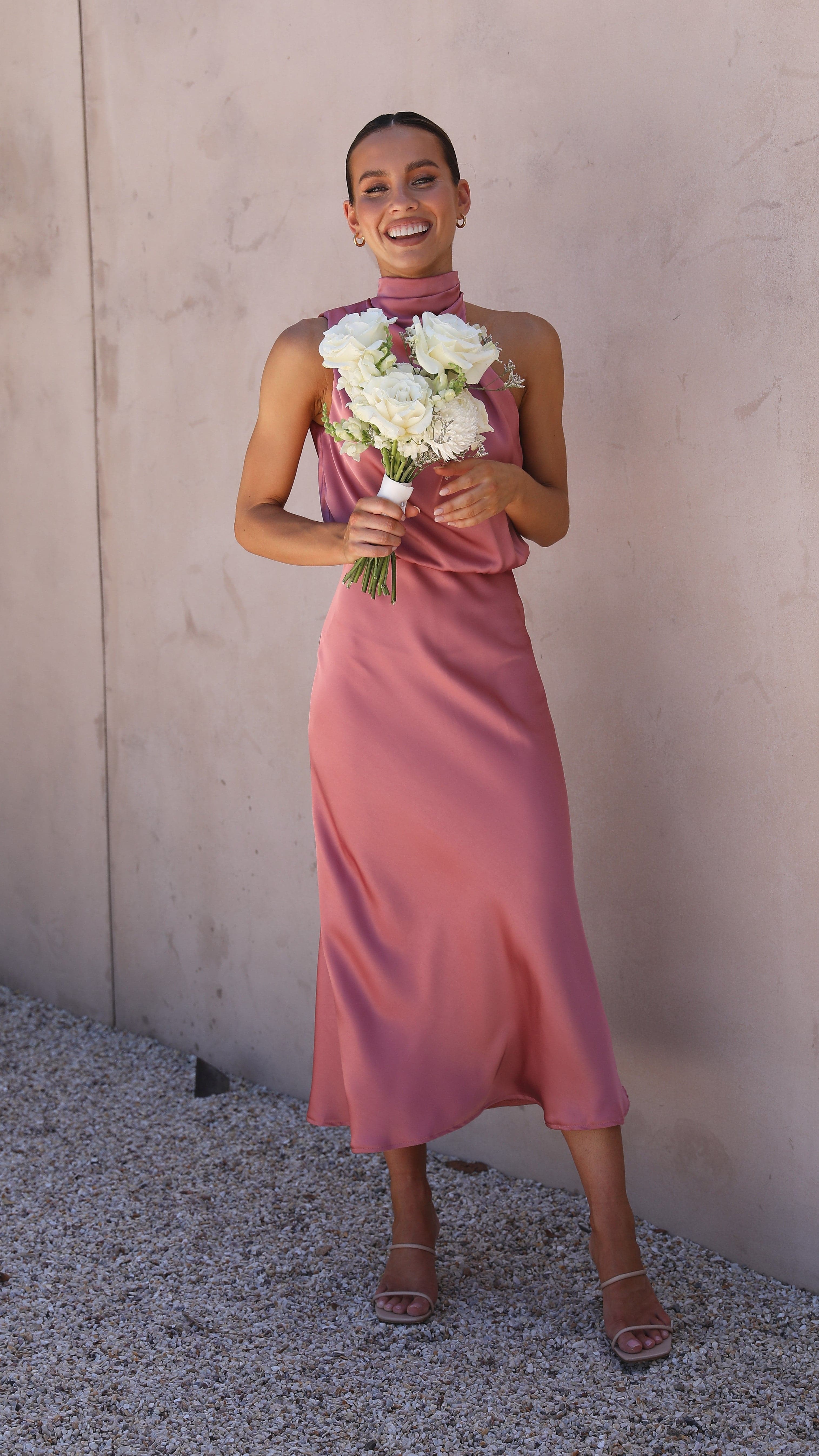 Kikodress - Esther Maxi Dress - Baked Rose