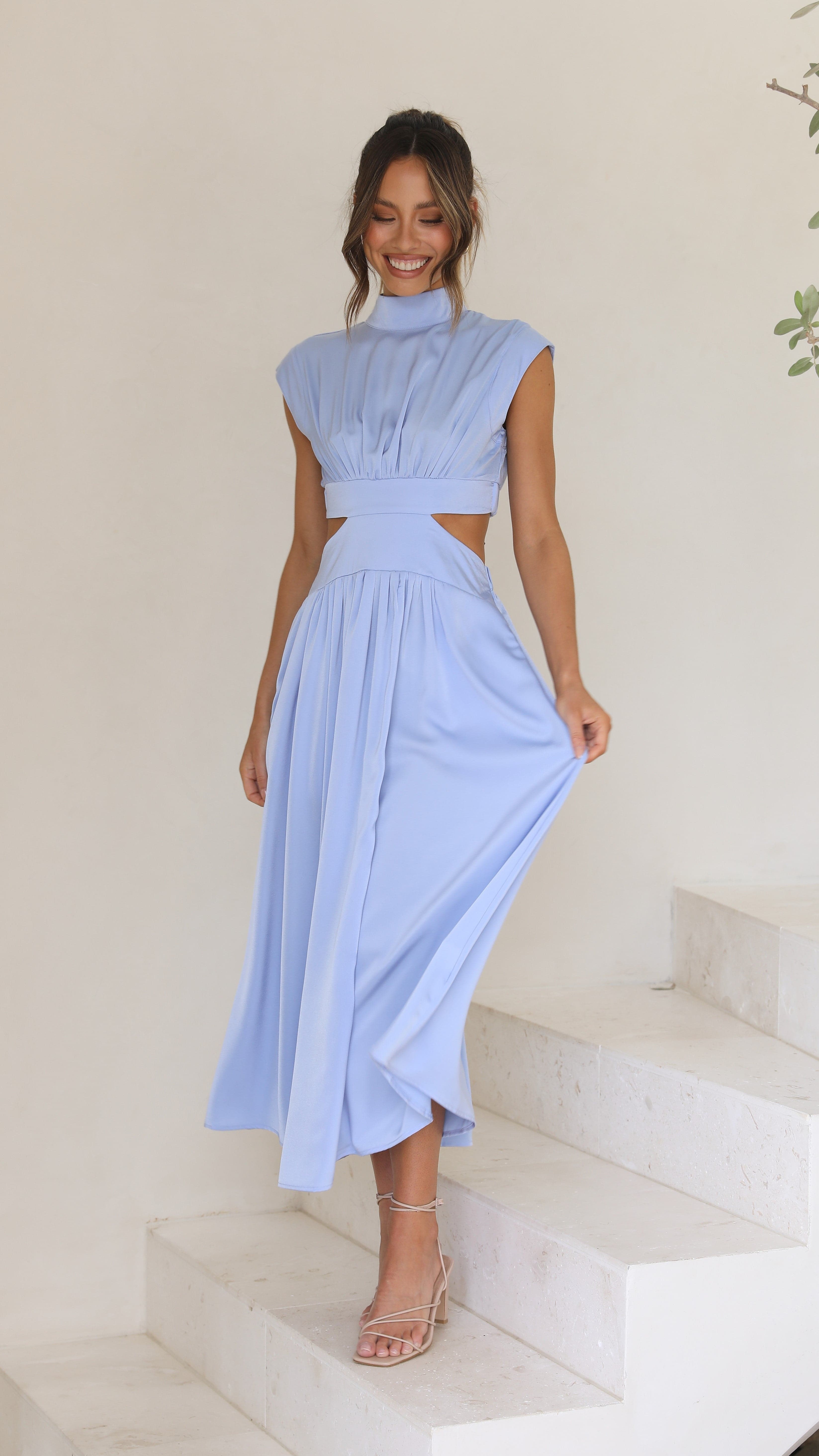 Kikodress - Cindie Midi Dress - Blue