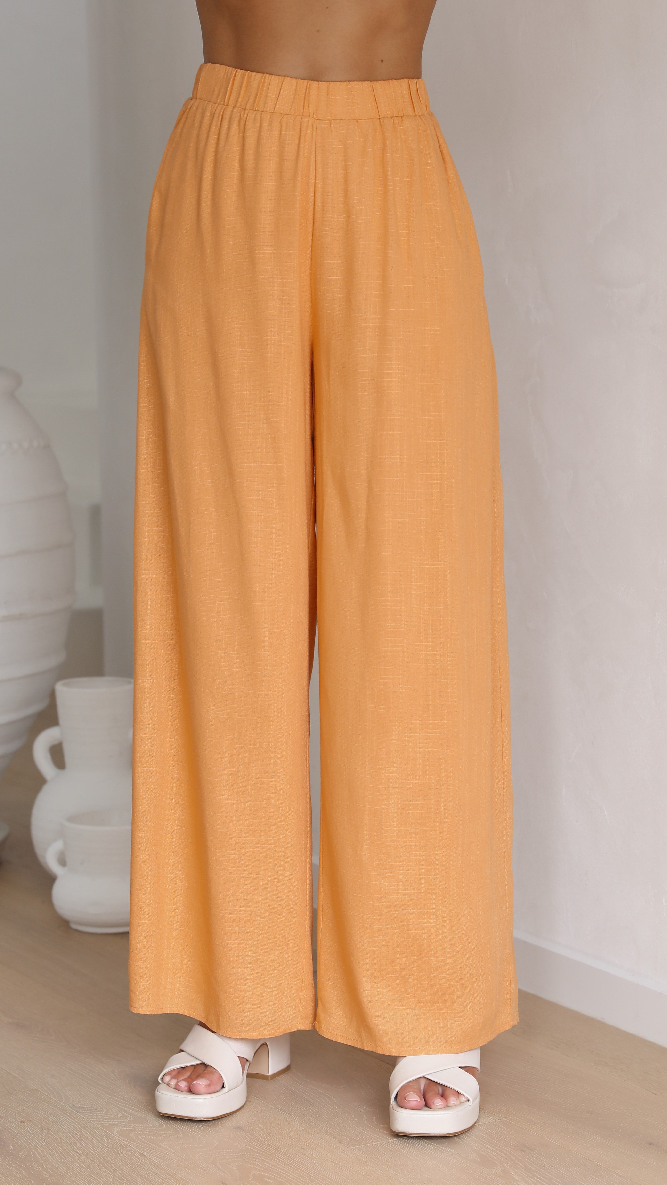 Kikodress - Natalie Pants - Sunset Orange