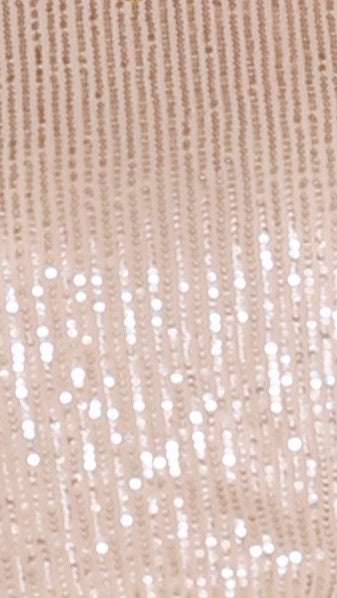 Kikodress - Bowie Maxi Dress - Silver/Nude Sequin