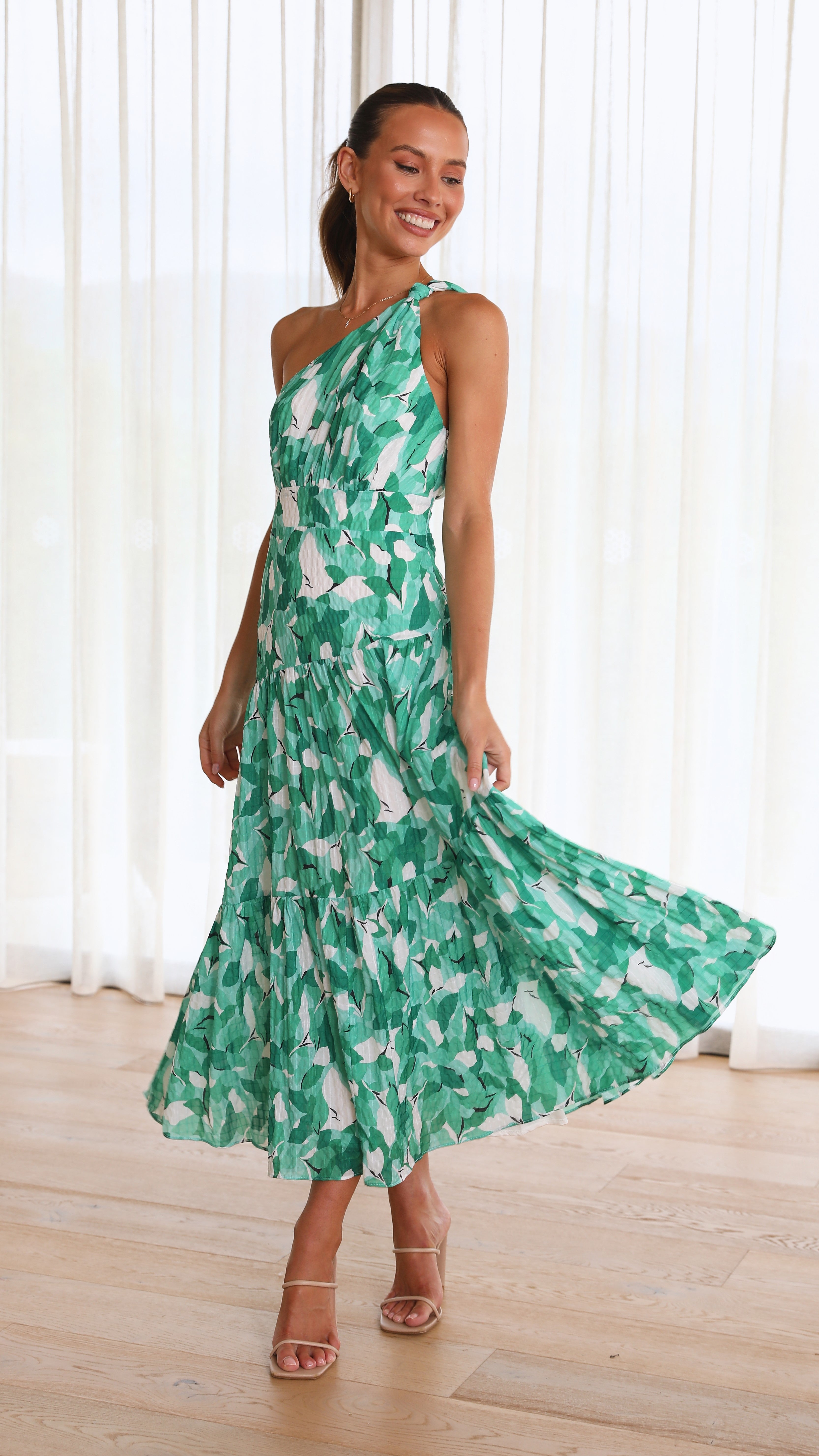 Kikodress - Jayma Maxi Dress - Green Multi