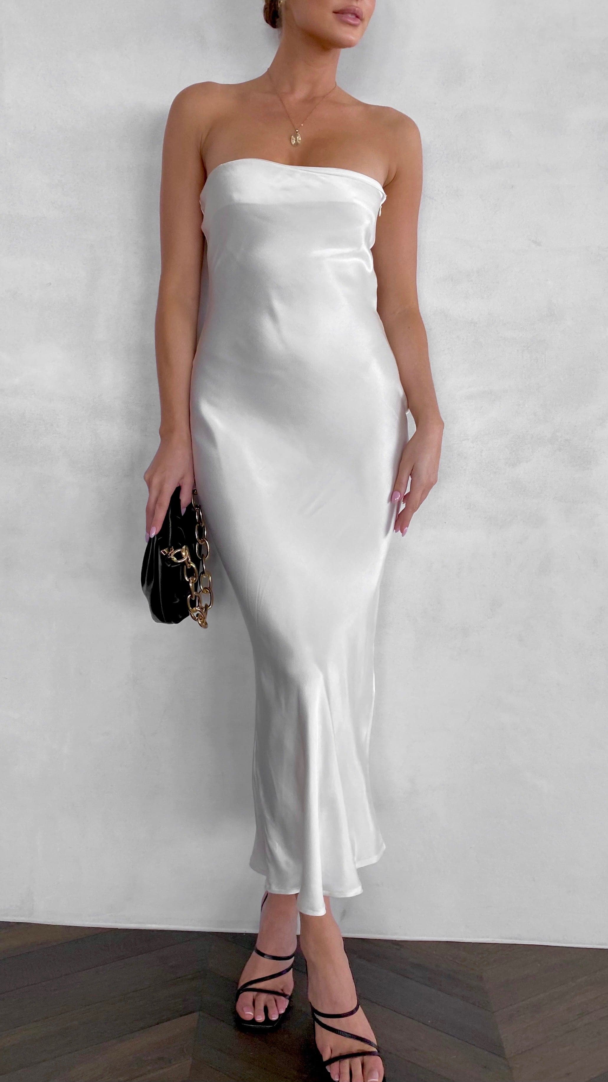 Kikodress - Angel Strapless Dress - Champagne