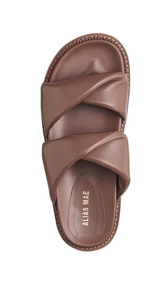 Kikodress - Alias Mae Paris Slide - Coffee Leather