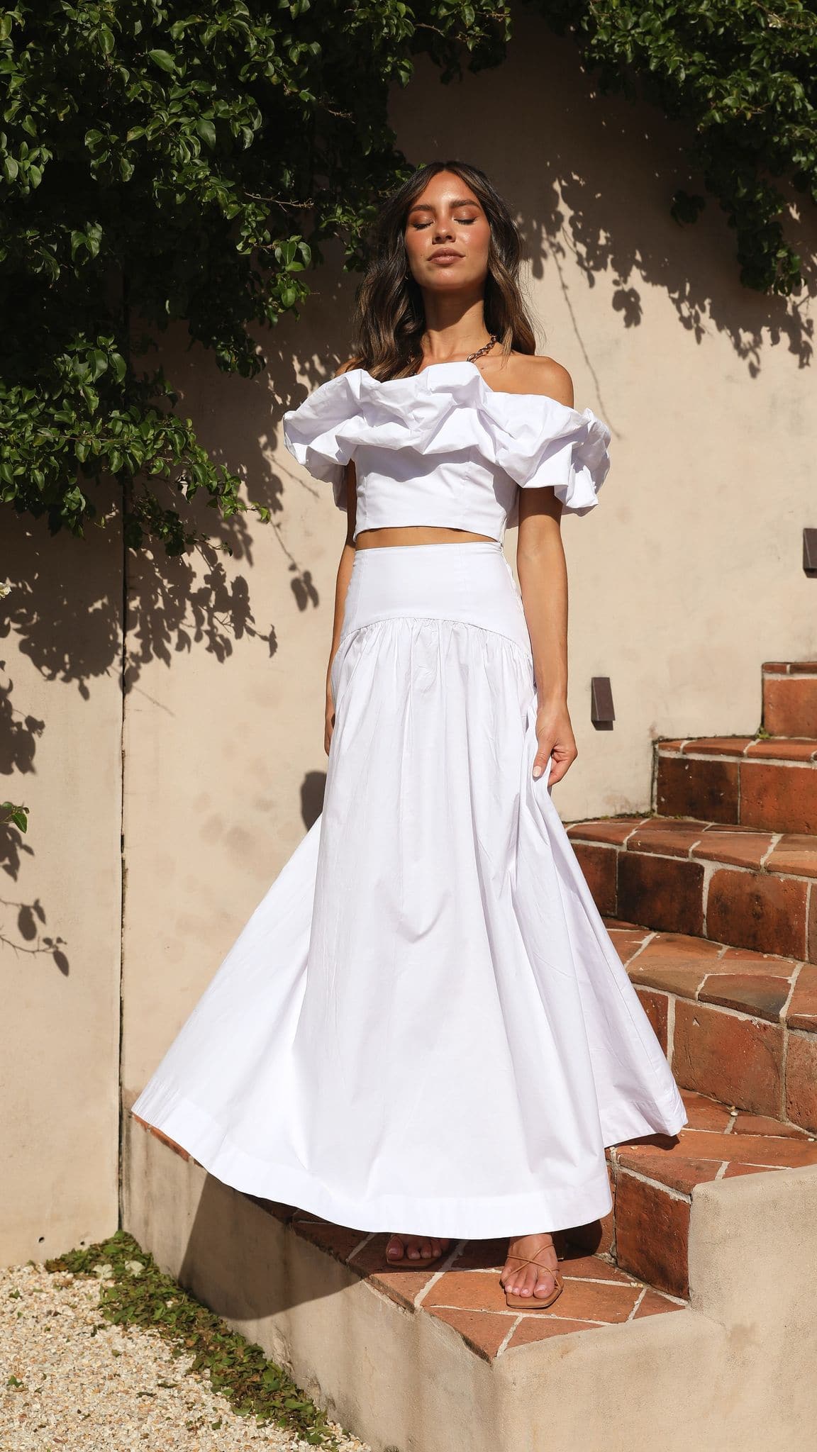 Kikodress - Savannah Maxi Skirt - White