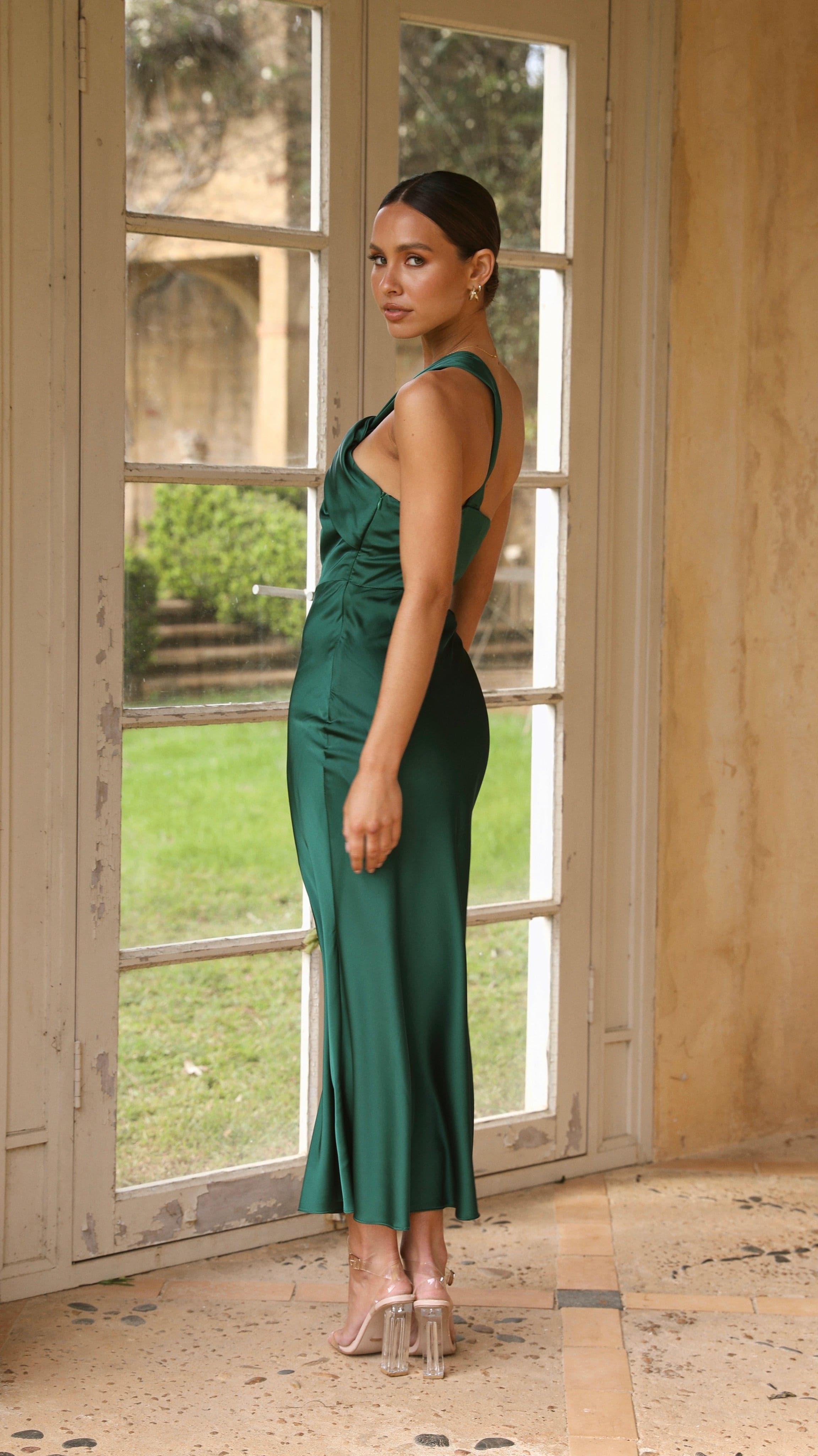Kikodress - Sabine Midi Dress - Emerald