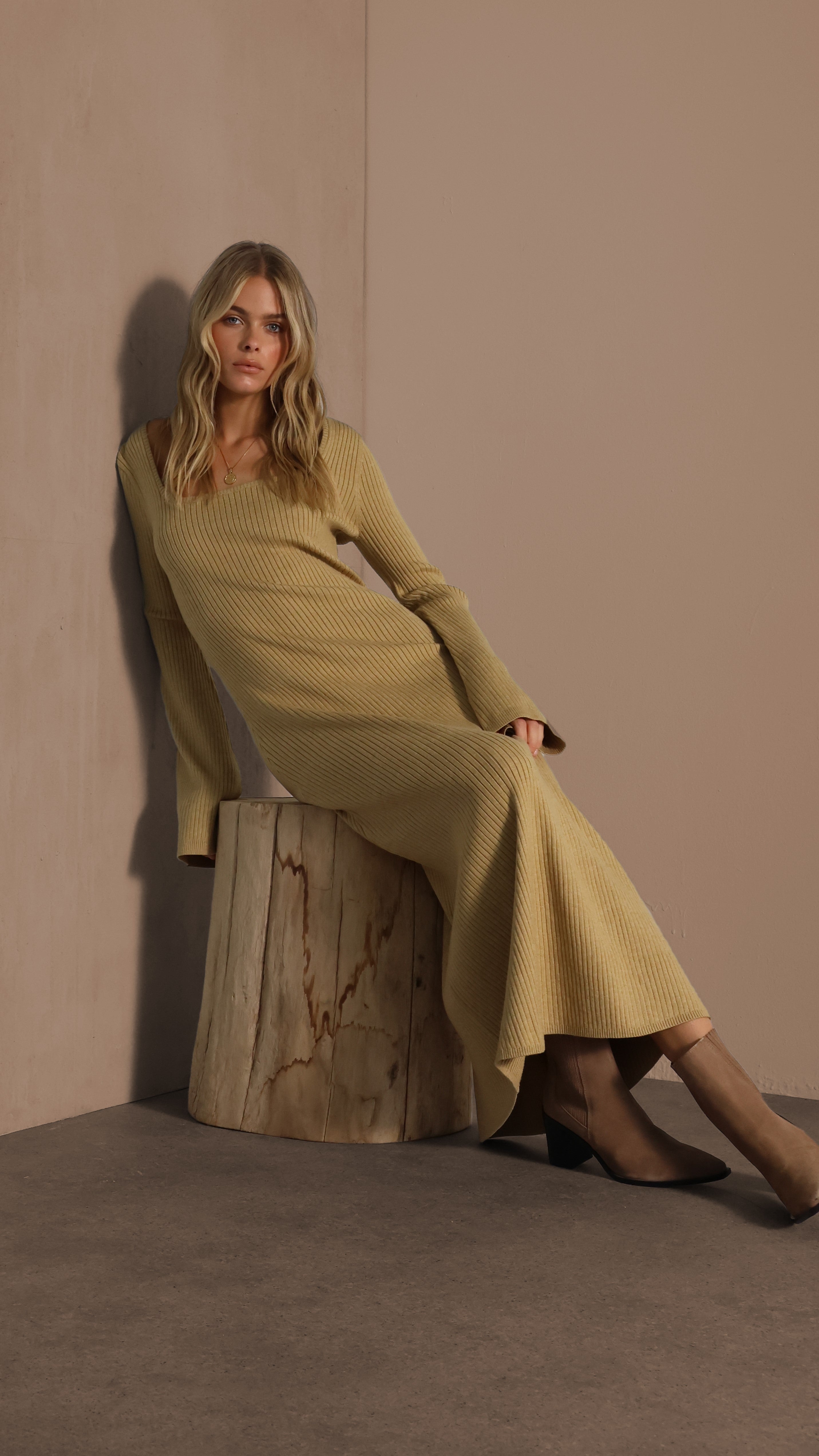 Kikodress - Doja Maxi Dress - Mustard