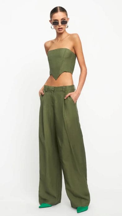 Kikodress - Lioness LA Quinta Pants- Khaki