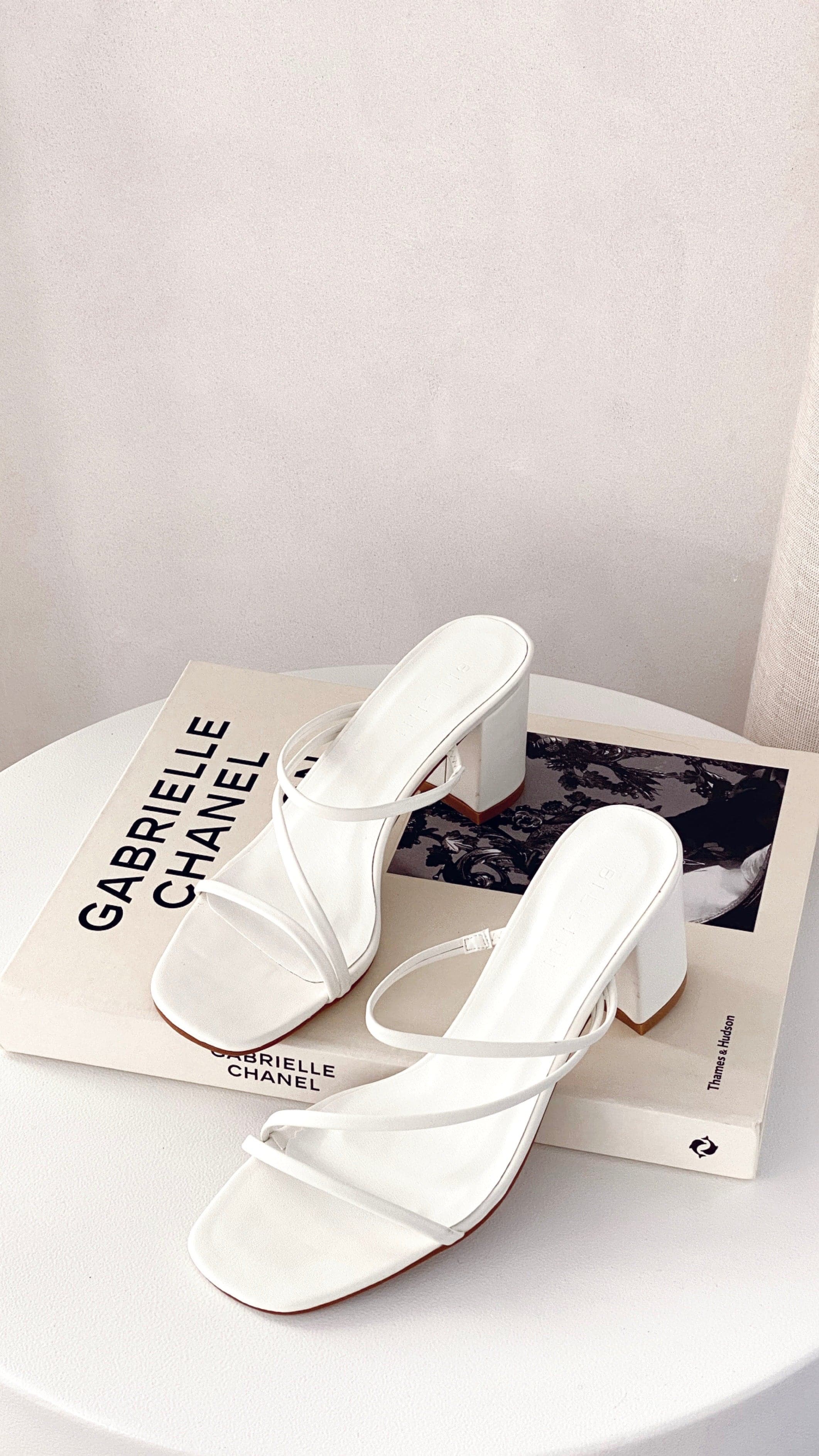 Kikodress - Yazmin Heel - White