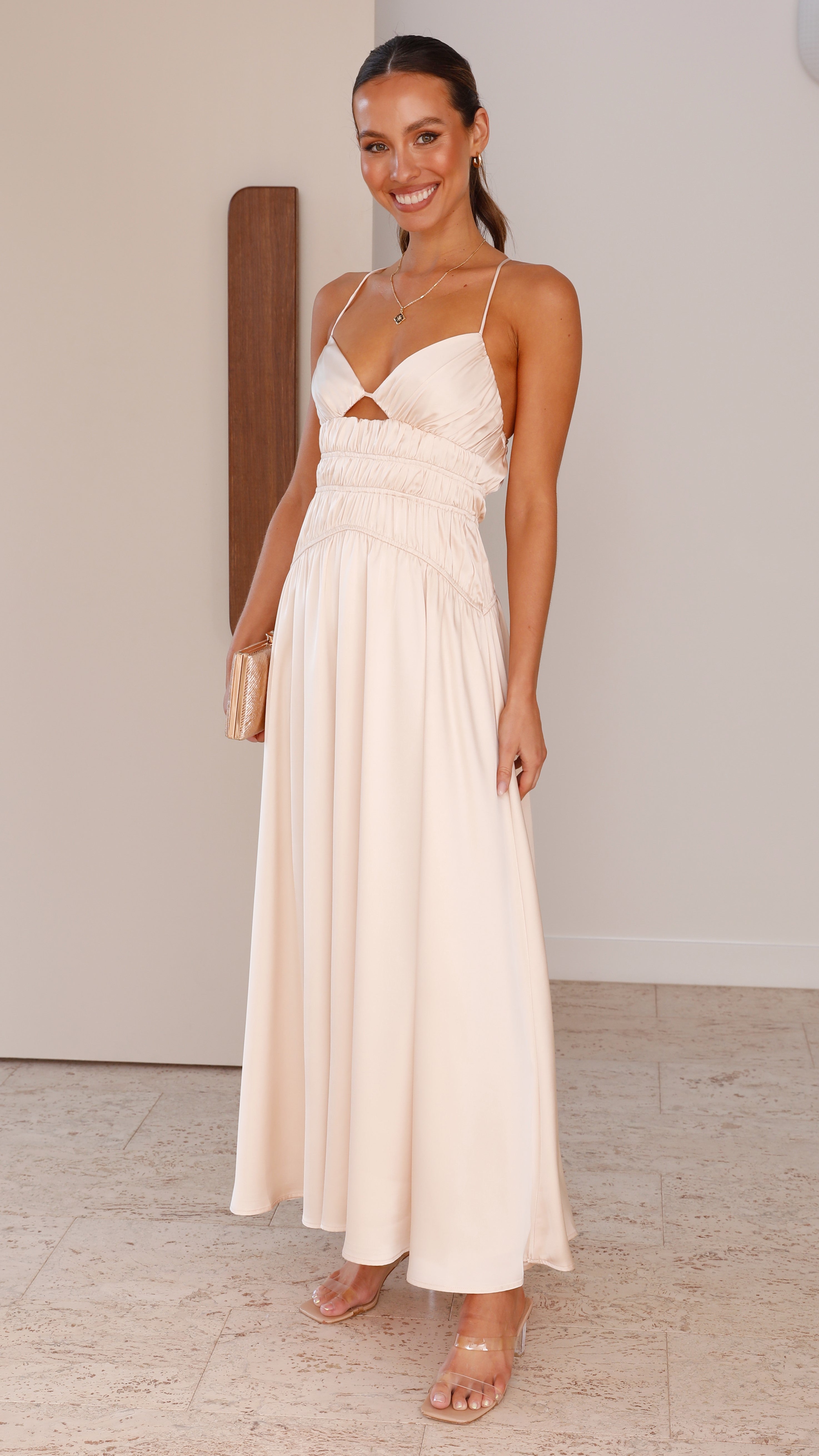 Kikodress - Elle Maxi Dress - Champagne