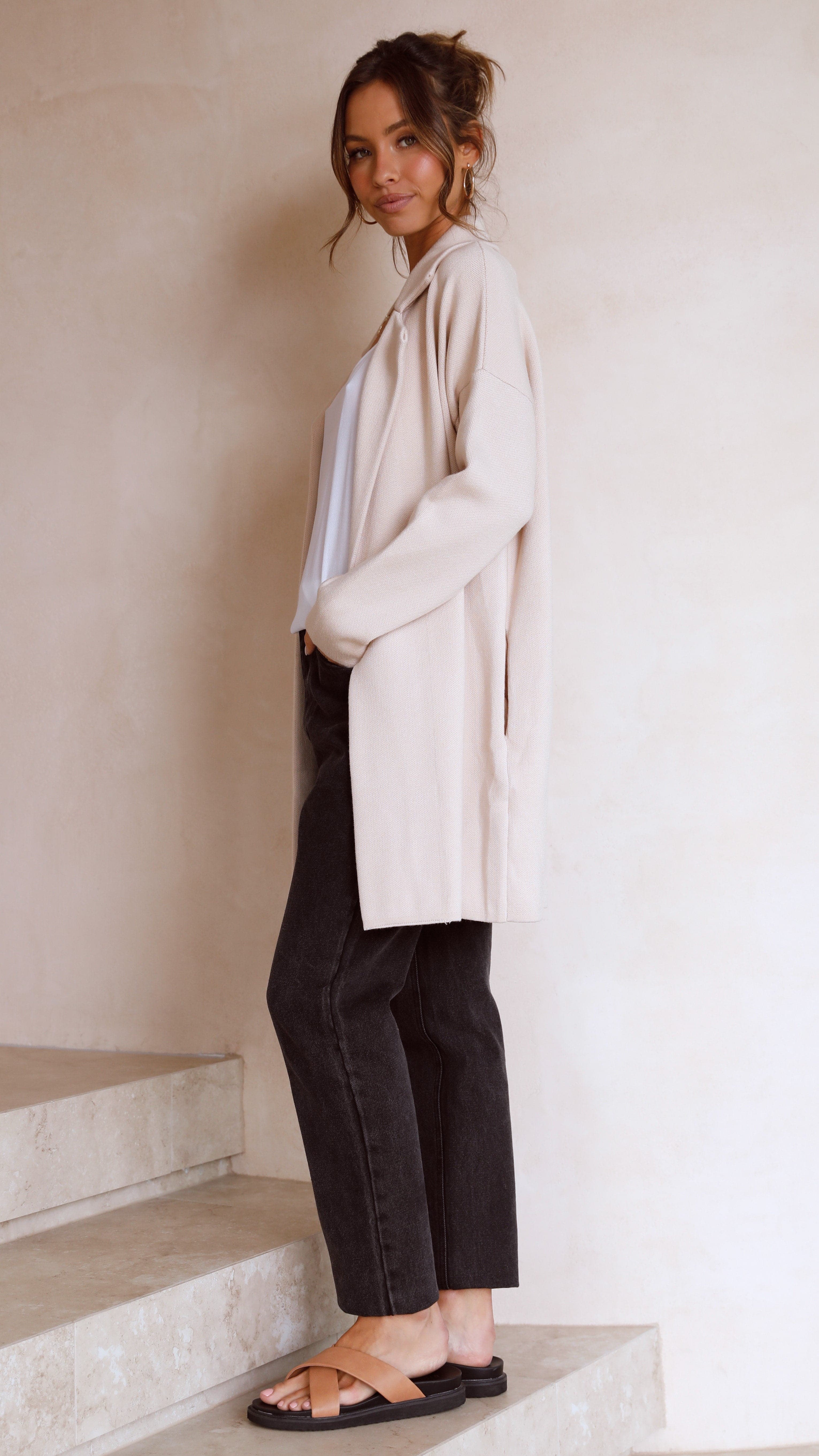 Kikodress - Zuzu Coatigan - Oatmeal