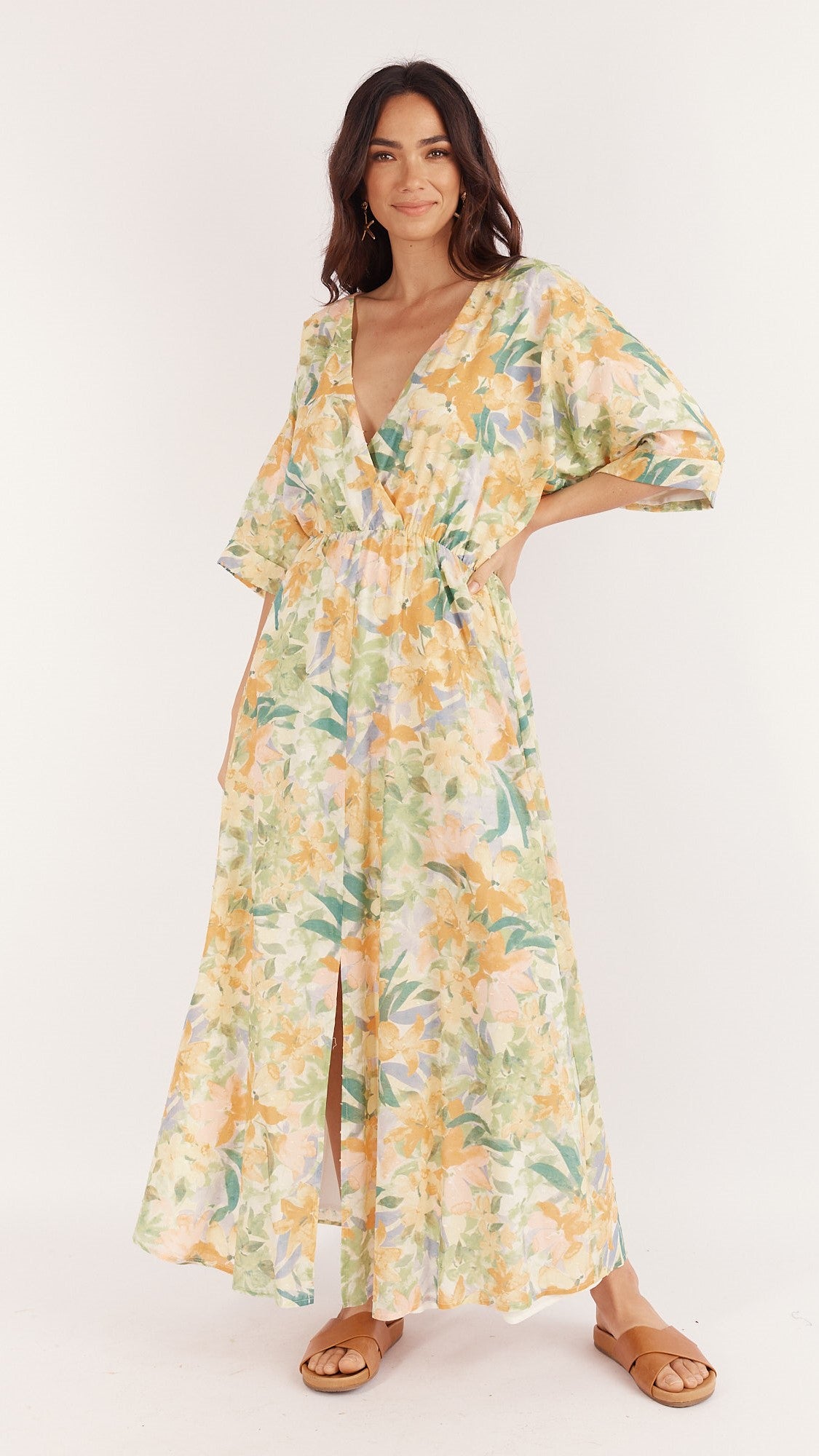 Kikodress - Marcy Maxi Dress - Wildflowers Print