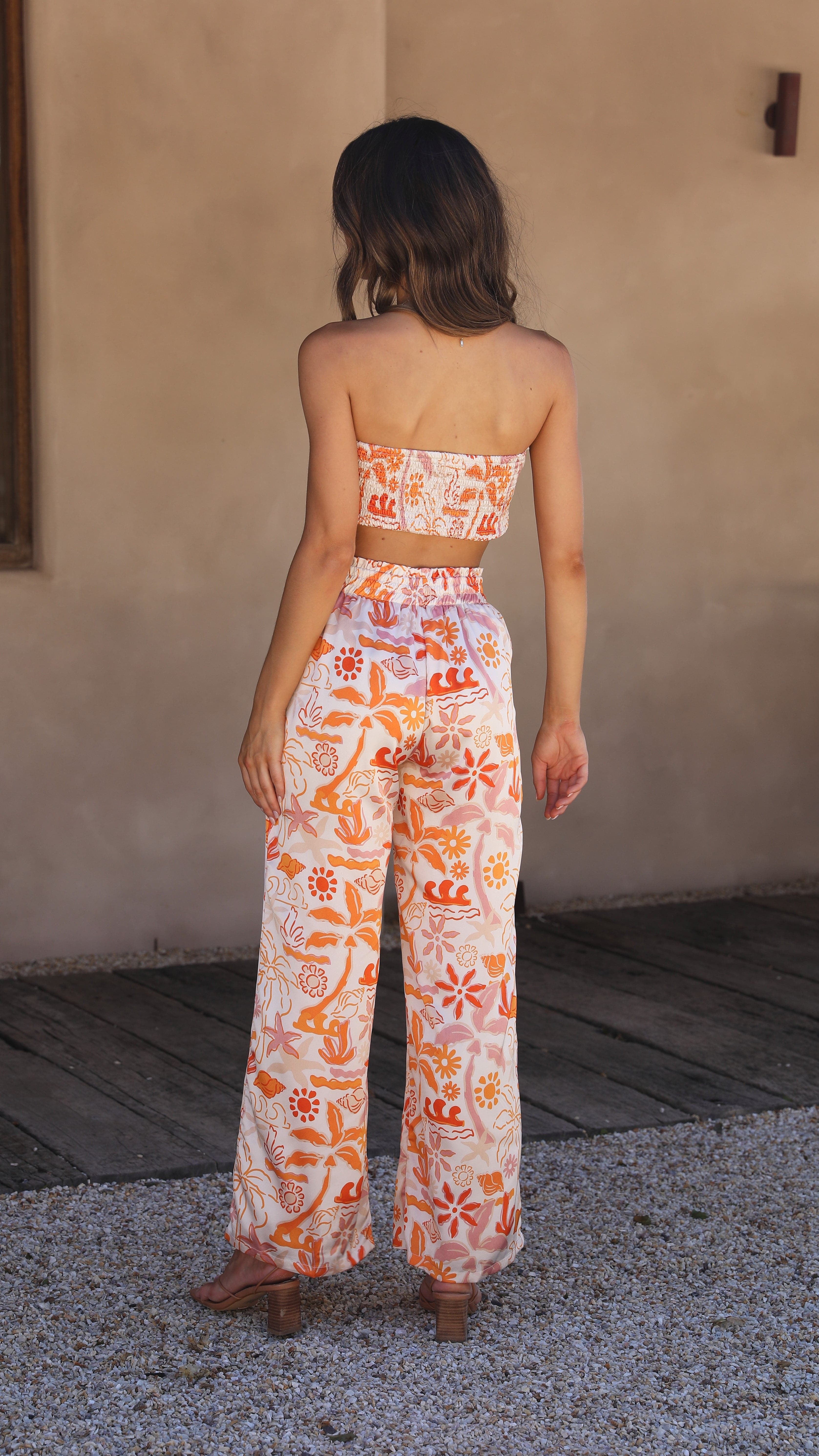 Kikodress - Calypso Pants - Seaview Print
