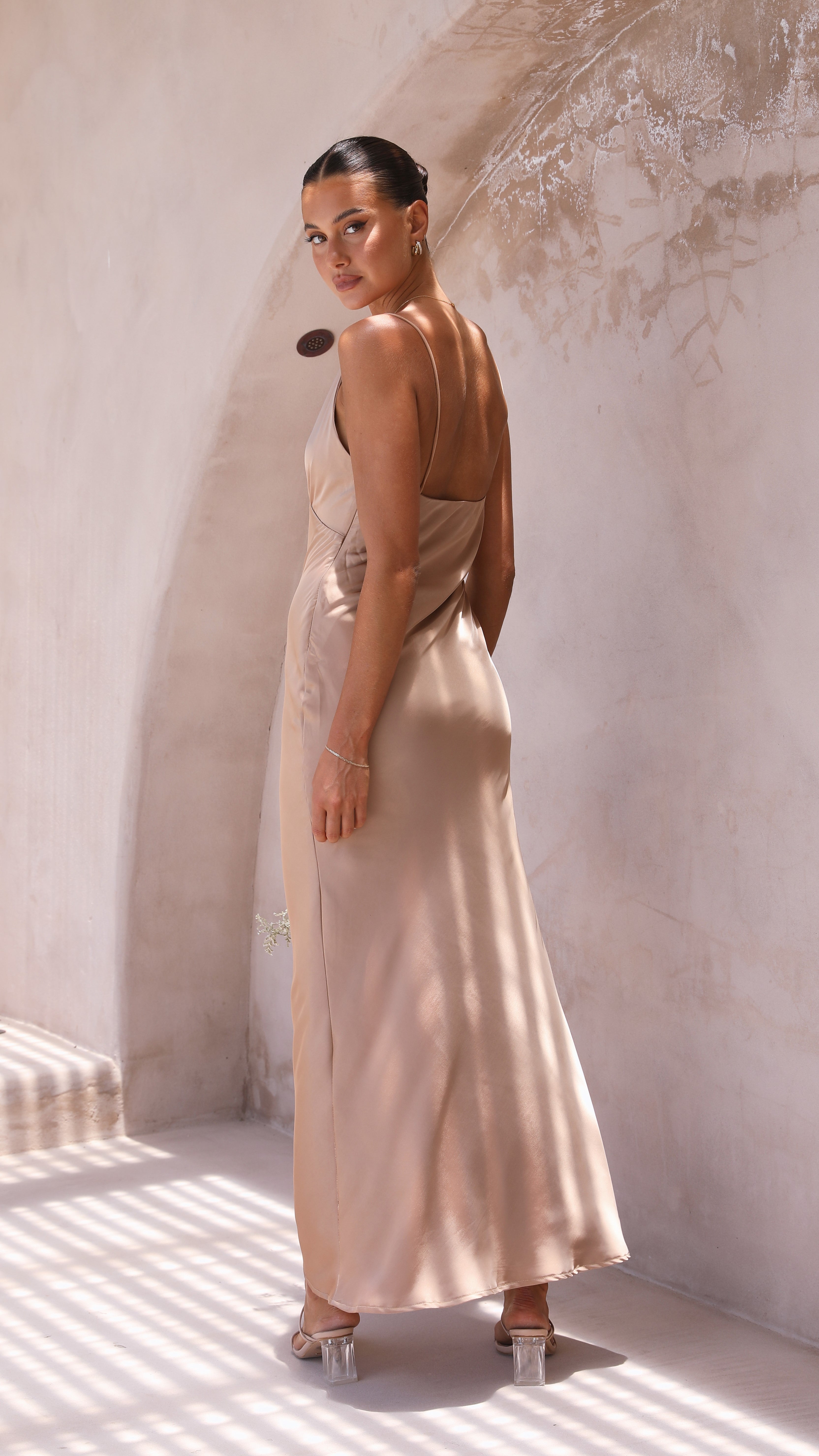Kikodress - Ziah Maxi Dress - Latte