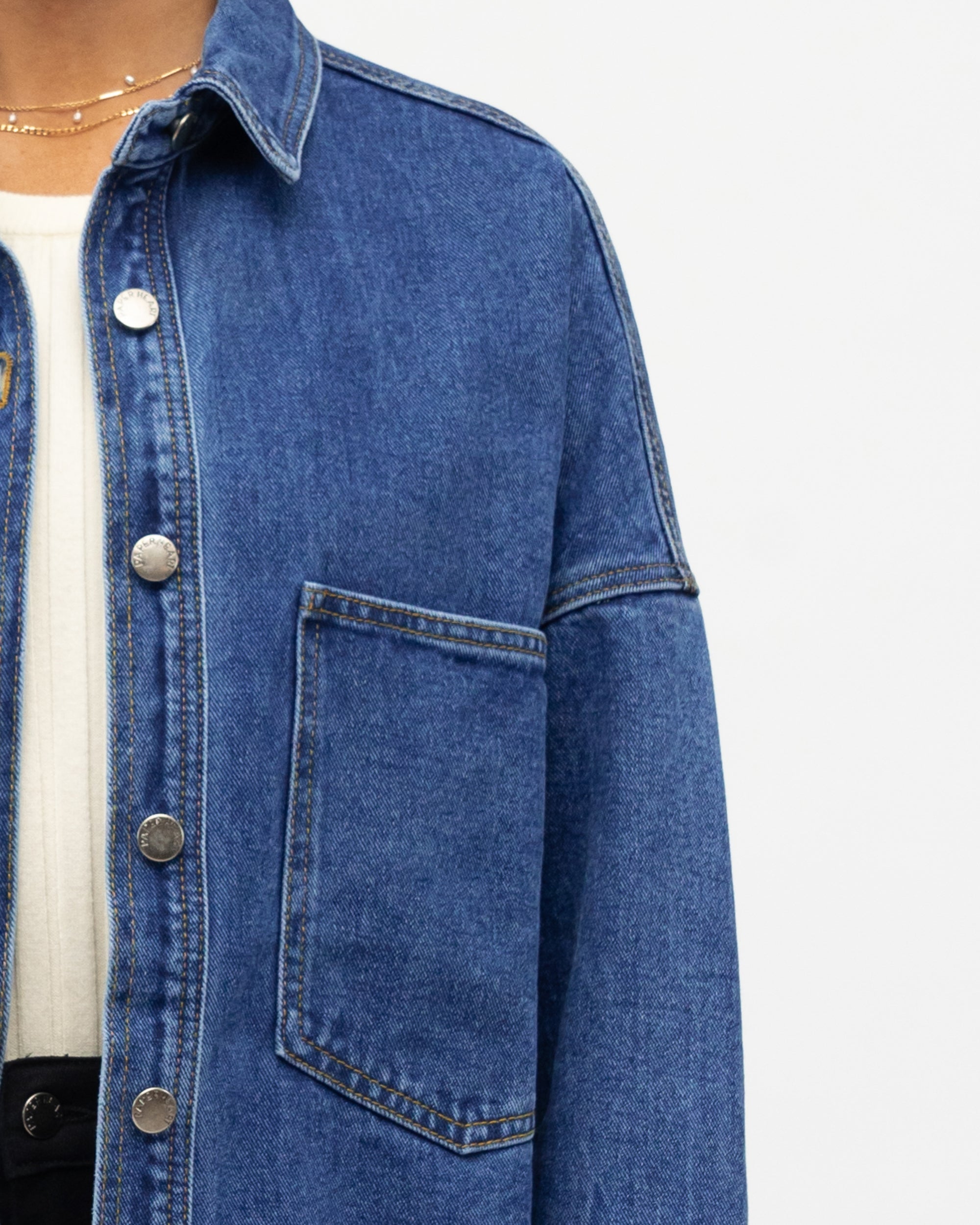 Kikodress - Ensley Denim Jacket - Dark Denim