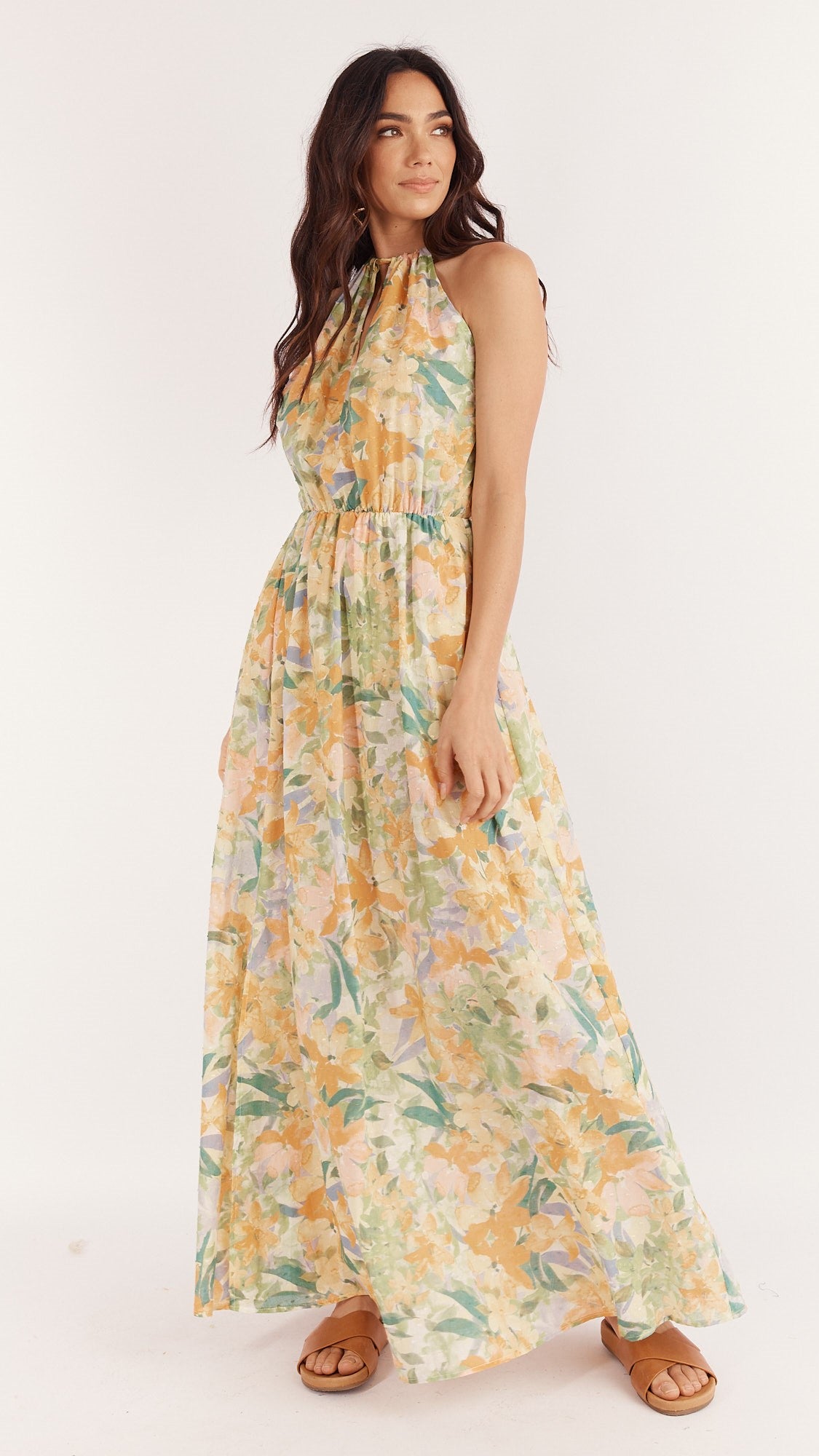 Kikodress - Micah Maxi Dress - Wildflowers Print
