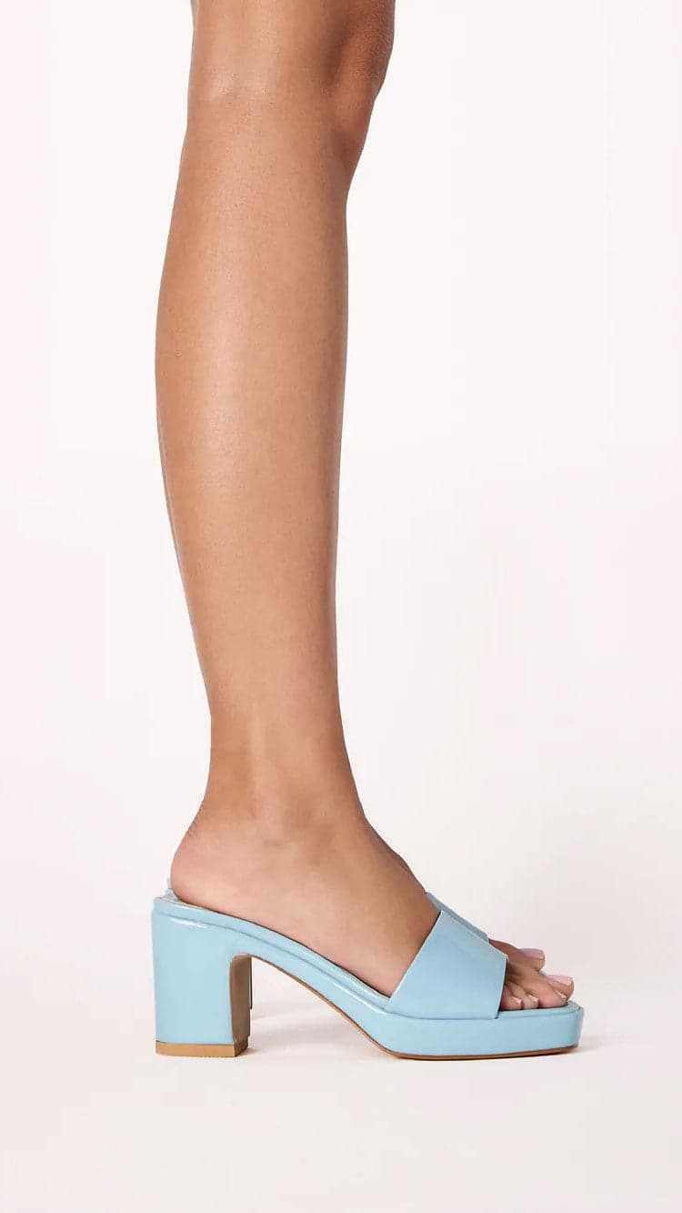 Kikodress - Indya Heel - Powder Blue Patent
