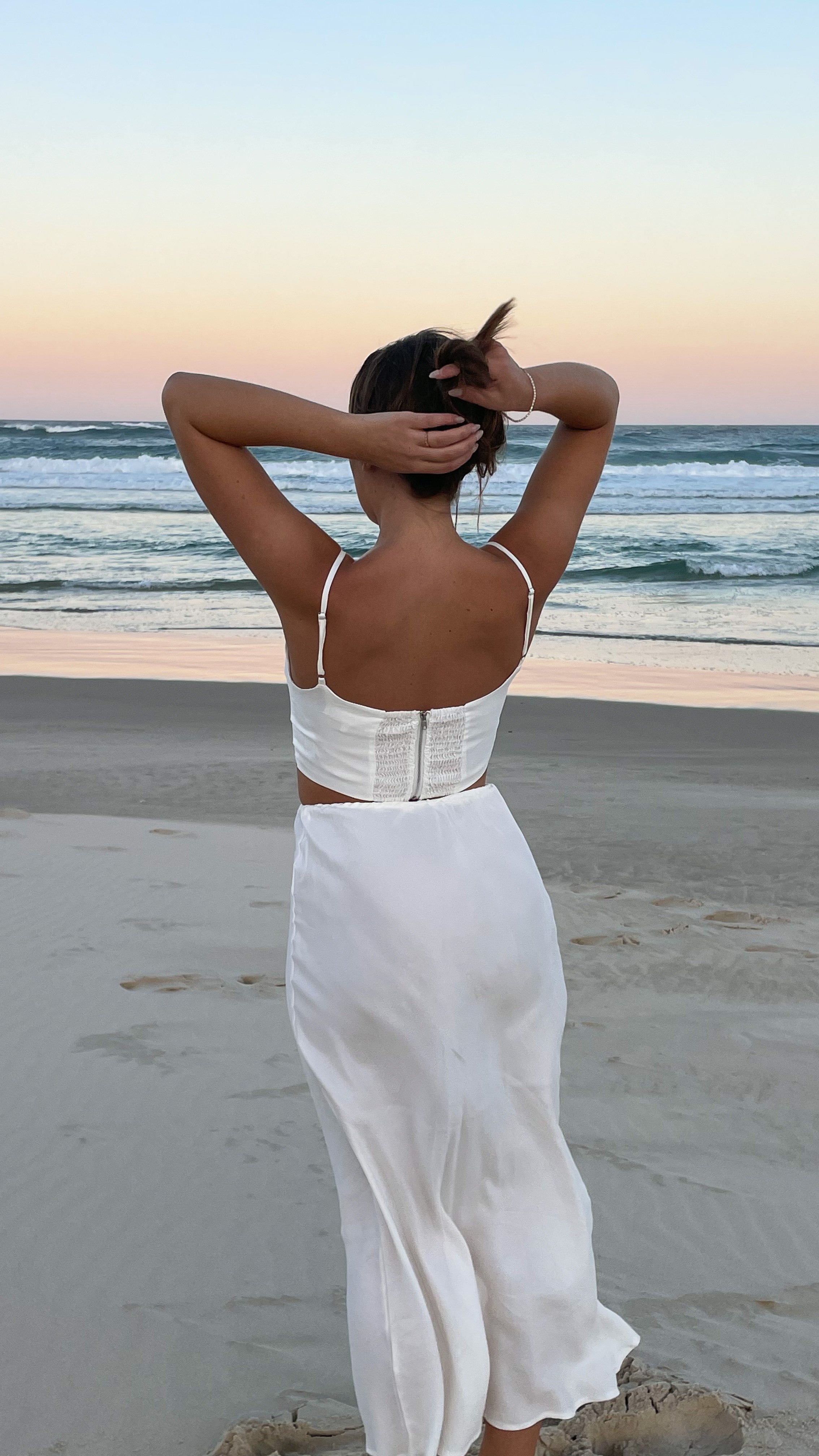 Kikodress - Whitney Maxi Skirt - White