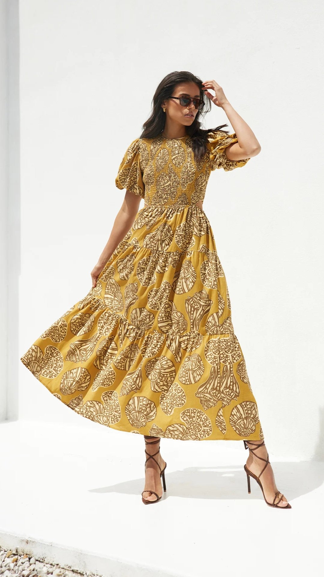 Kikodress - Rita Maxi Dress - Sea Change Print