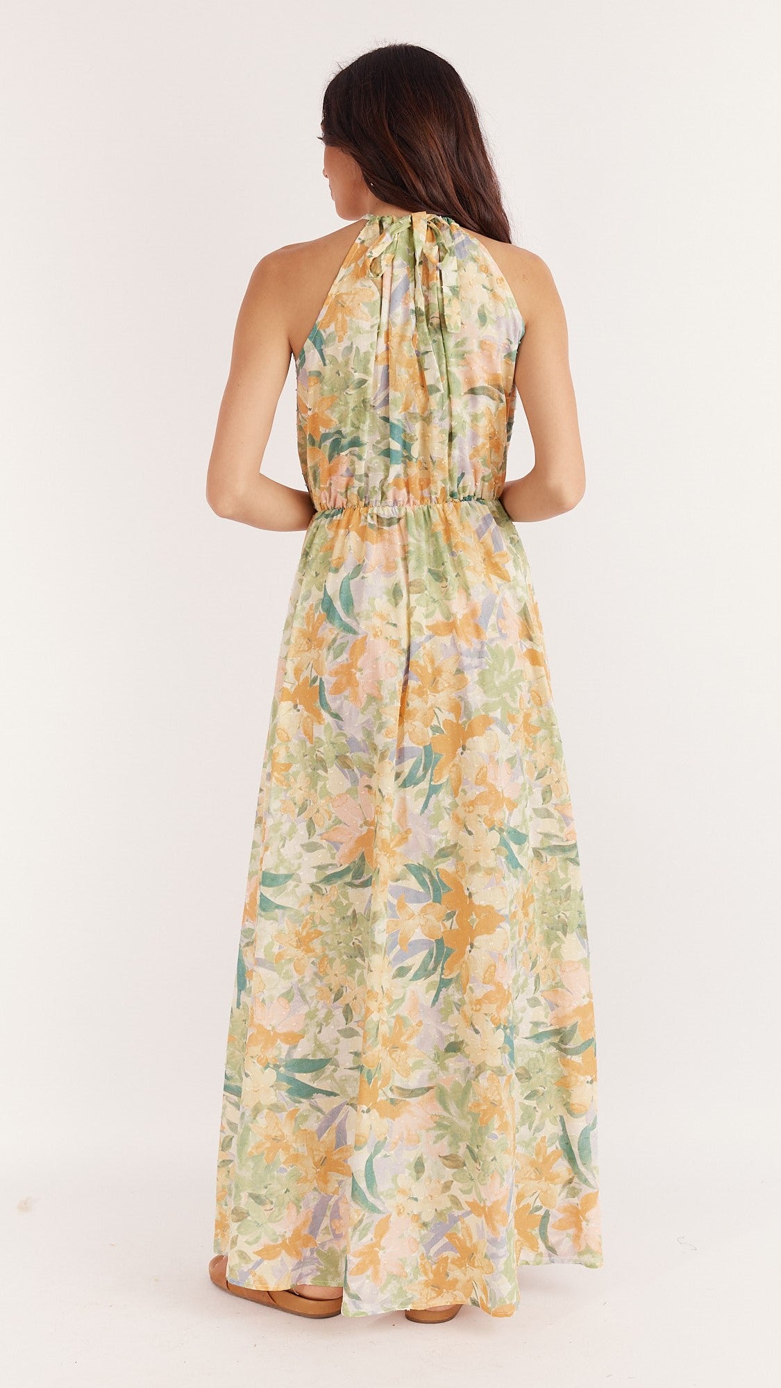 Kikodress - Micah Maxi Dress - Wildflowers Print