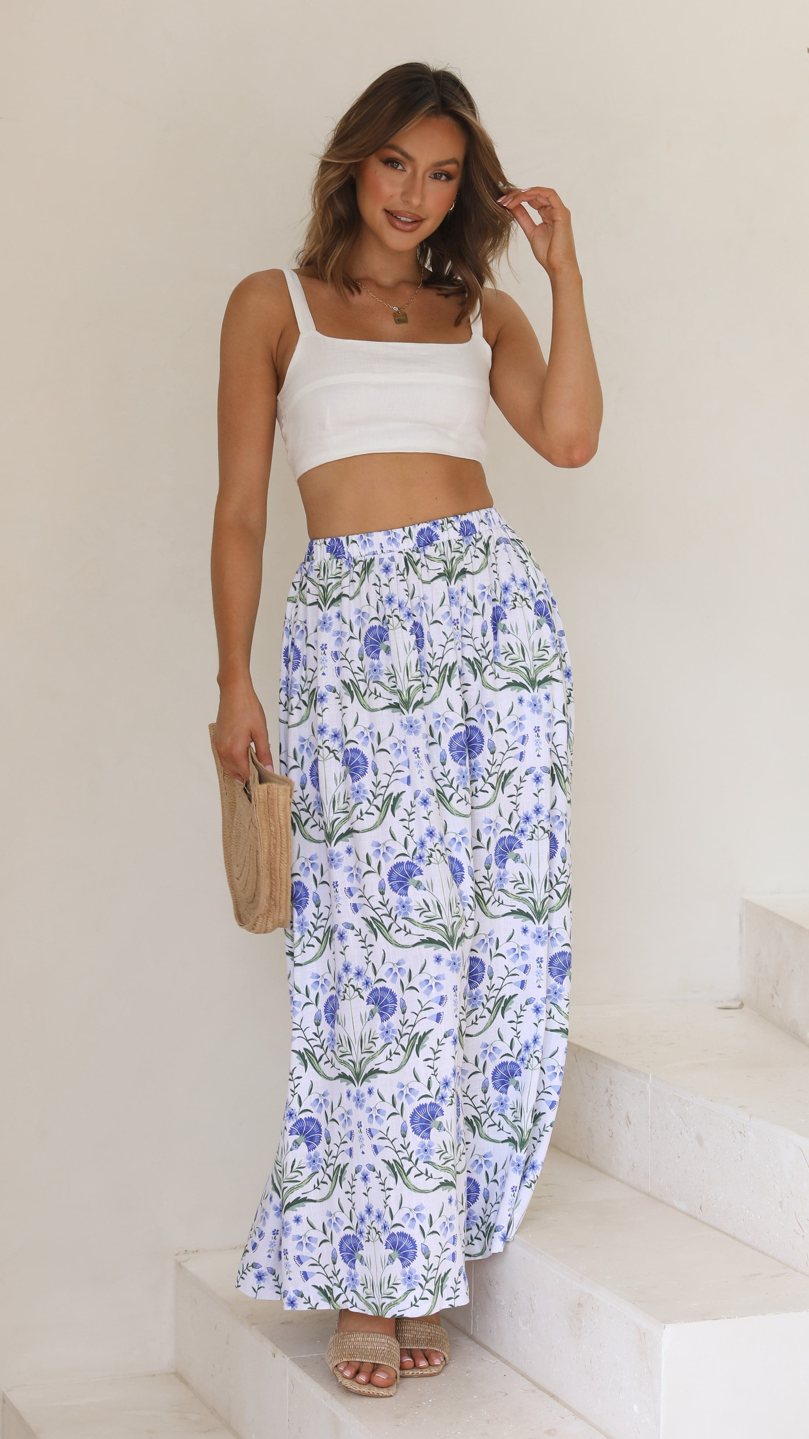 Kikodress - Axara Maxi Skirt - Sia Print