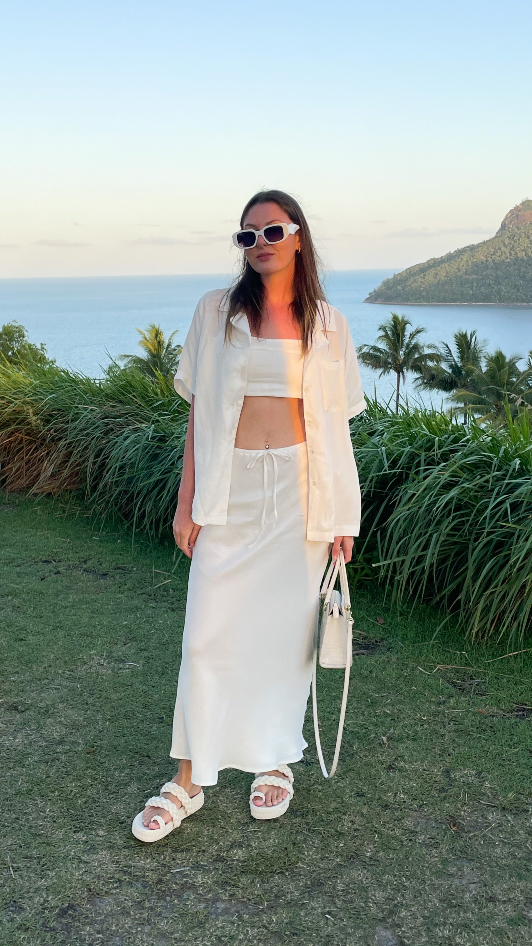 Kikodress - Whitney Maxi Skirt - White