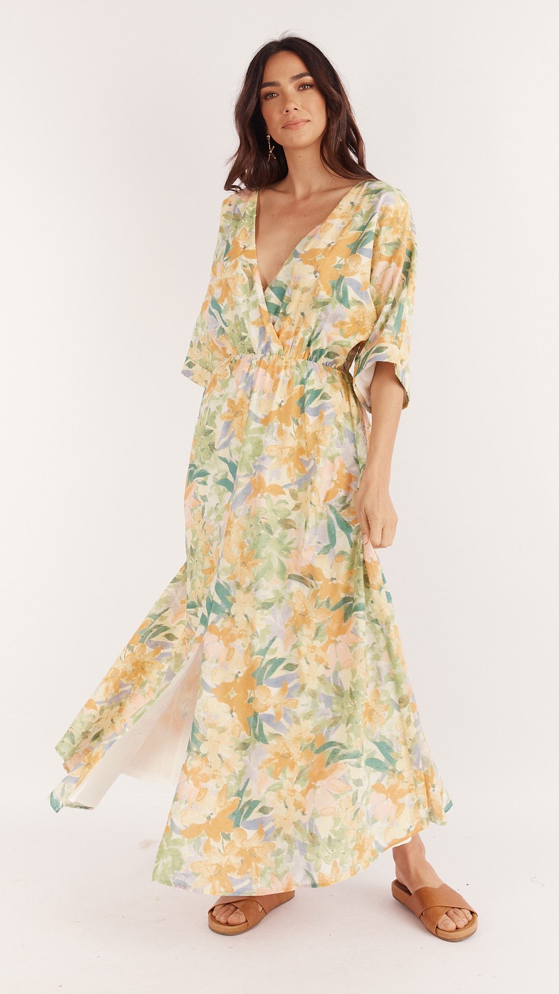 Kikodress - Marcy Maxi Dress - Wildflowers Print