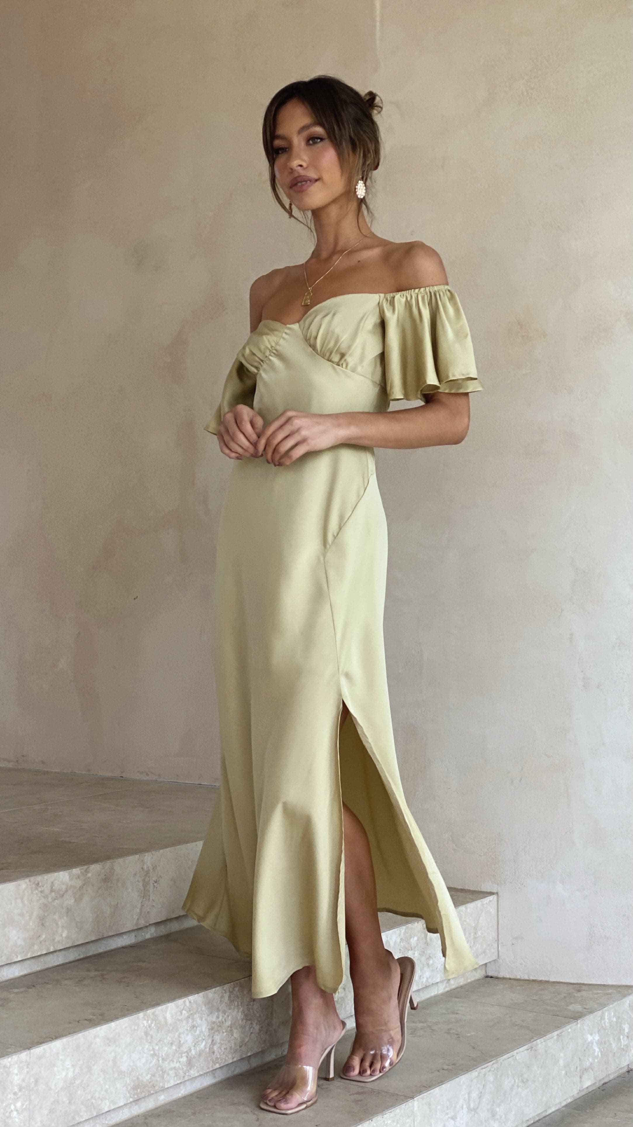 Kikodress - Louisa Midi Dress - Olive