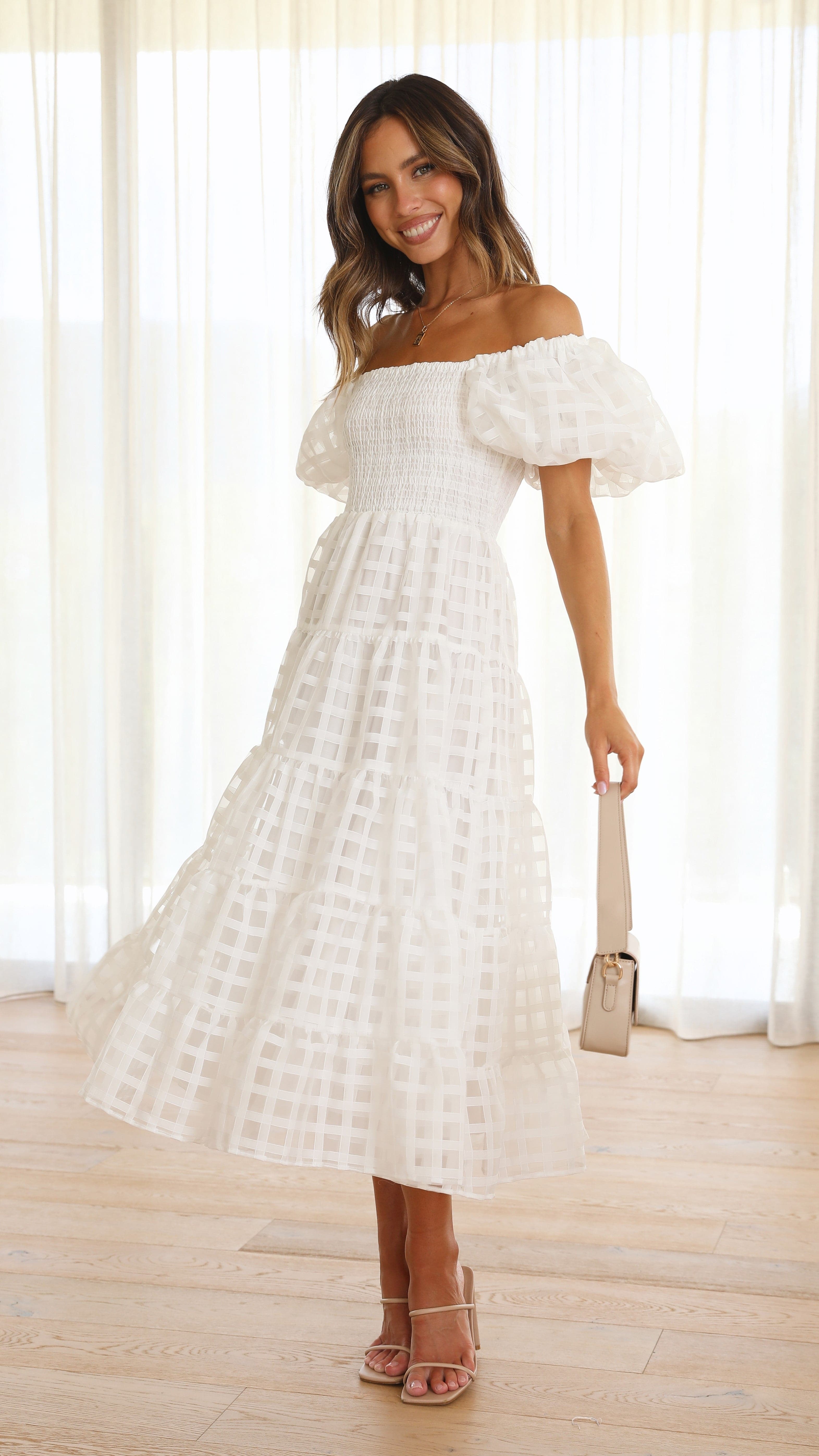 Kikodress - Deemi Maxi Dress - White