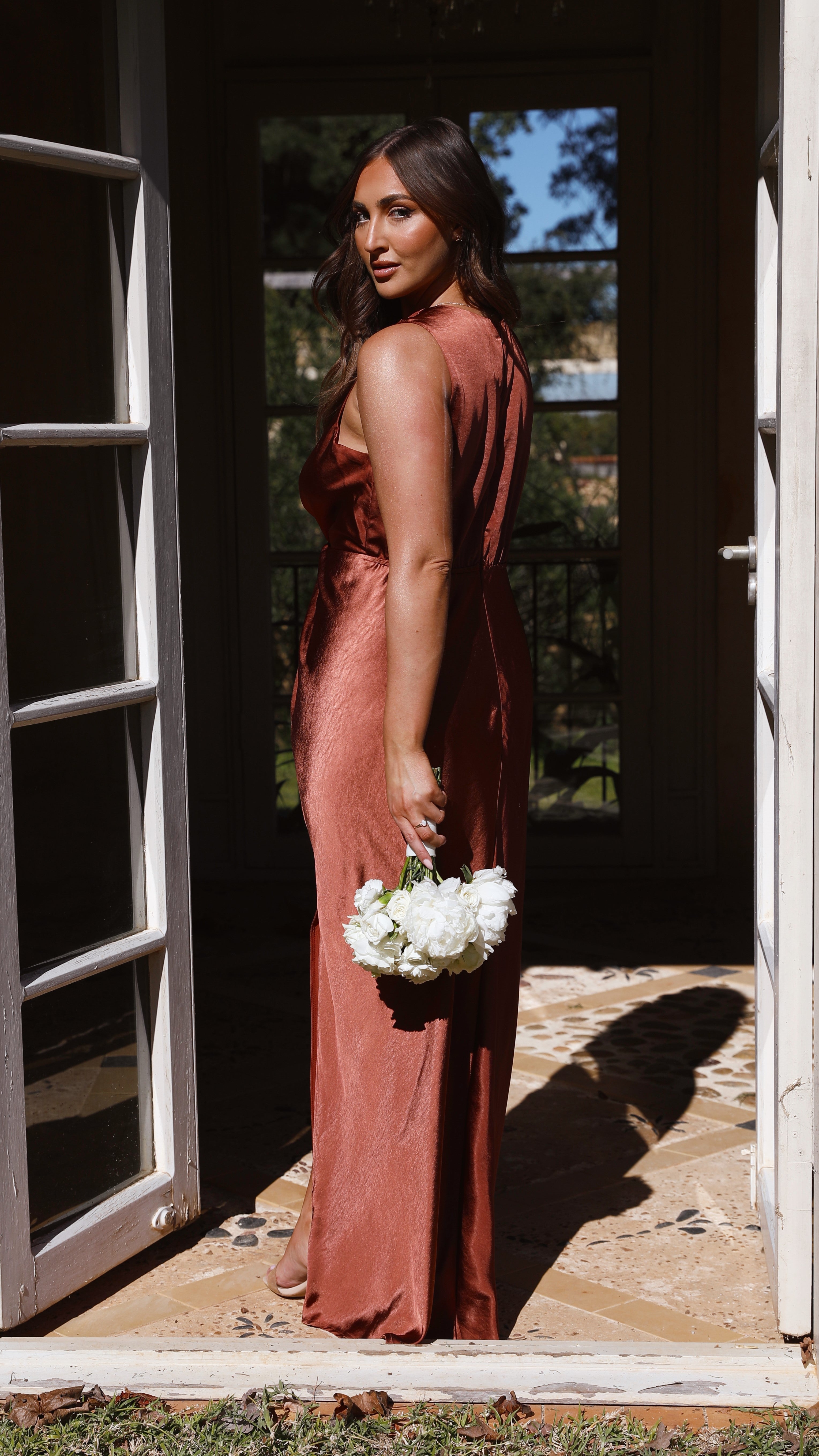 Kikodress - Lucia Maxi Dress - Rust