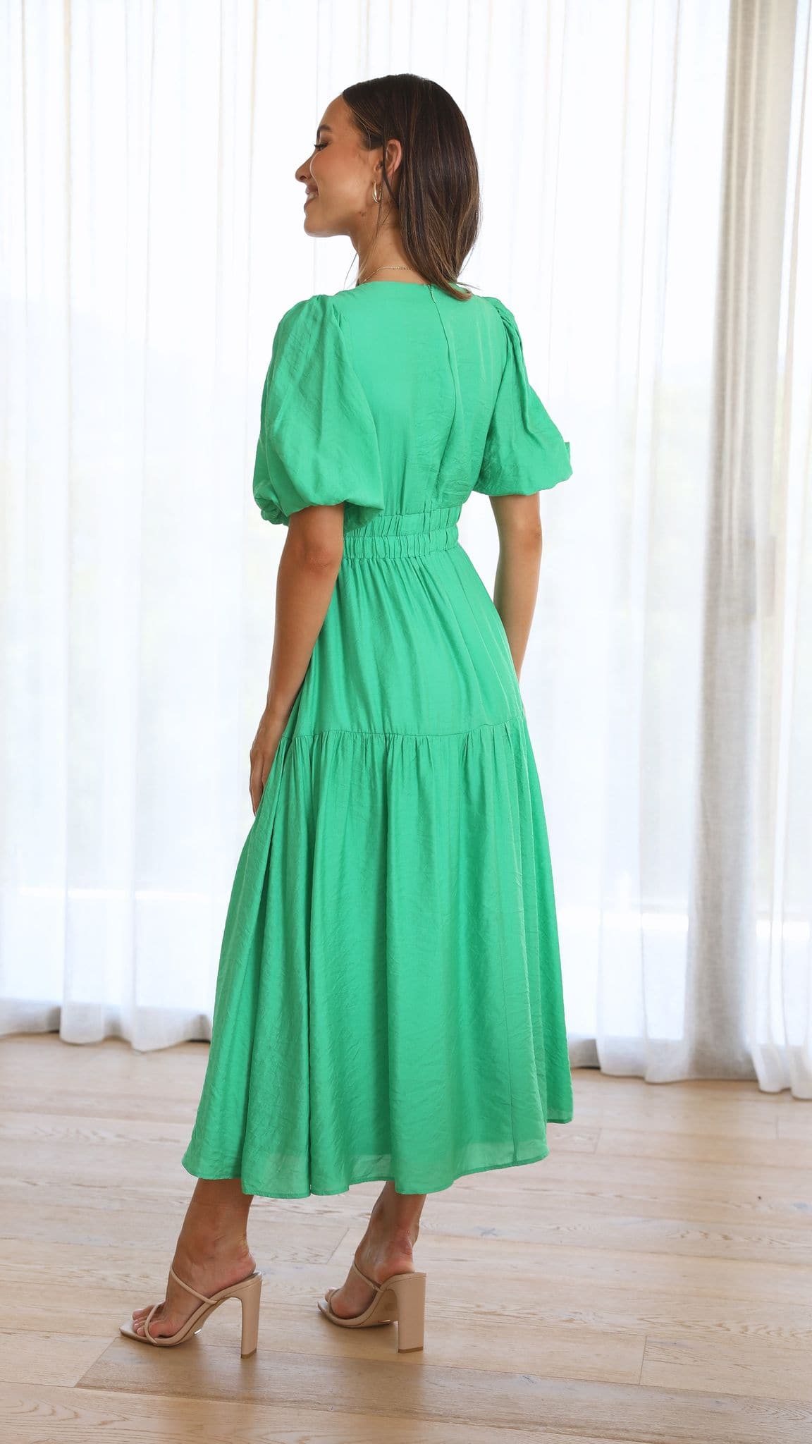 Kikodress - Erin Midi Dress - Green
