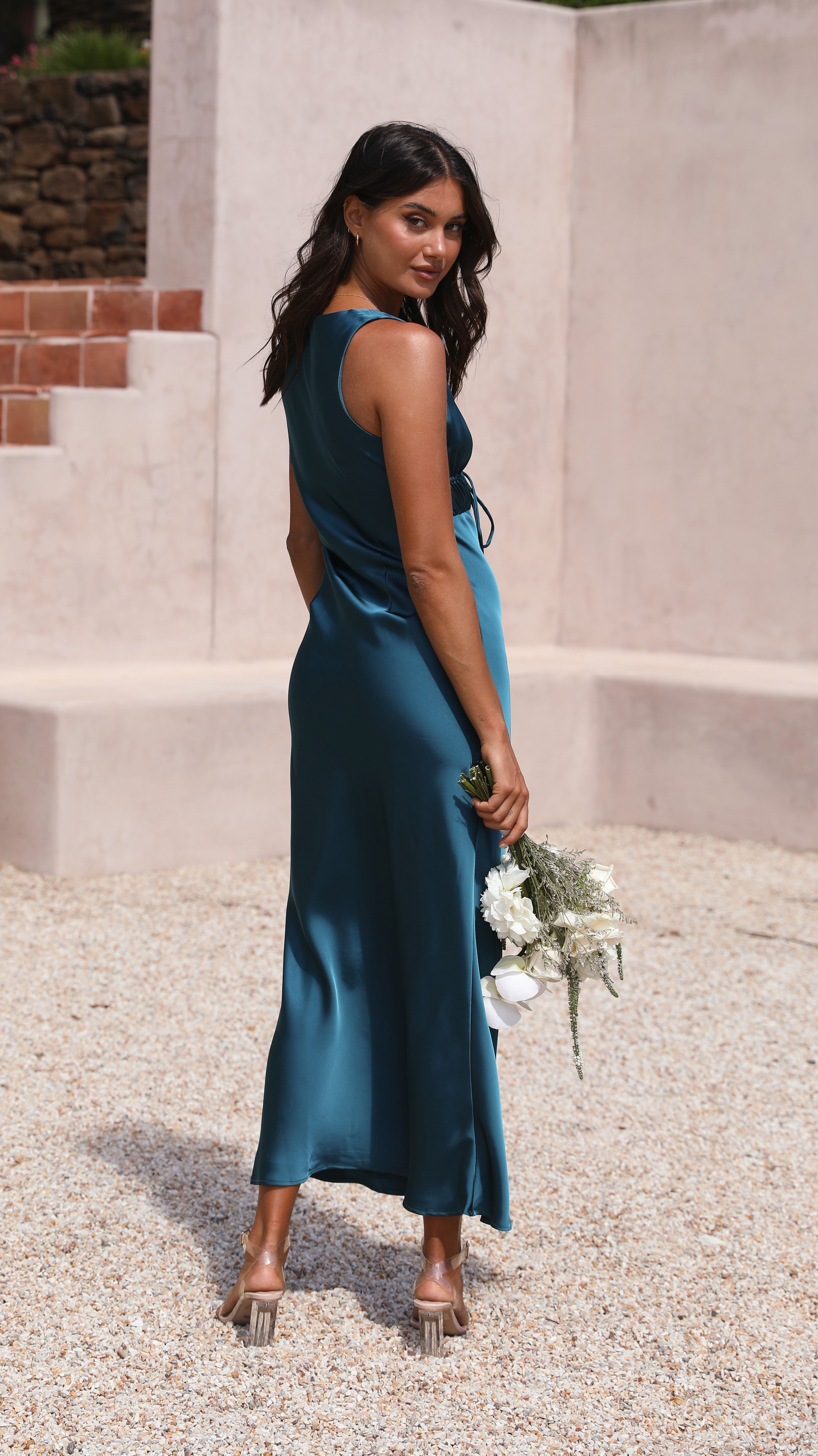 Kikodress - Amber Maxi Dress - Teal