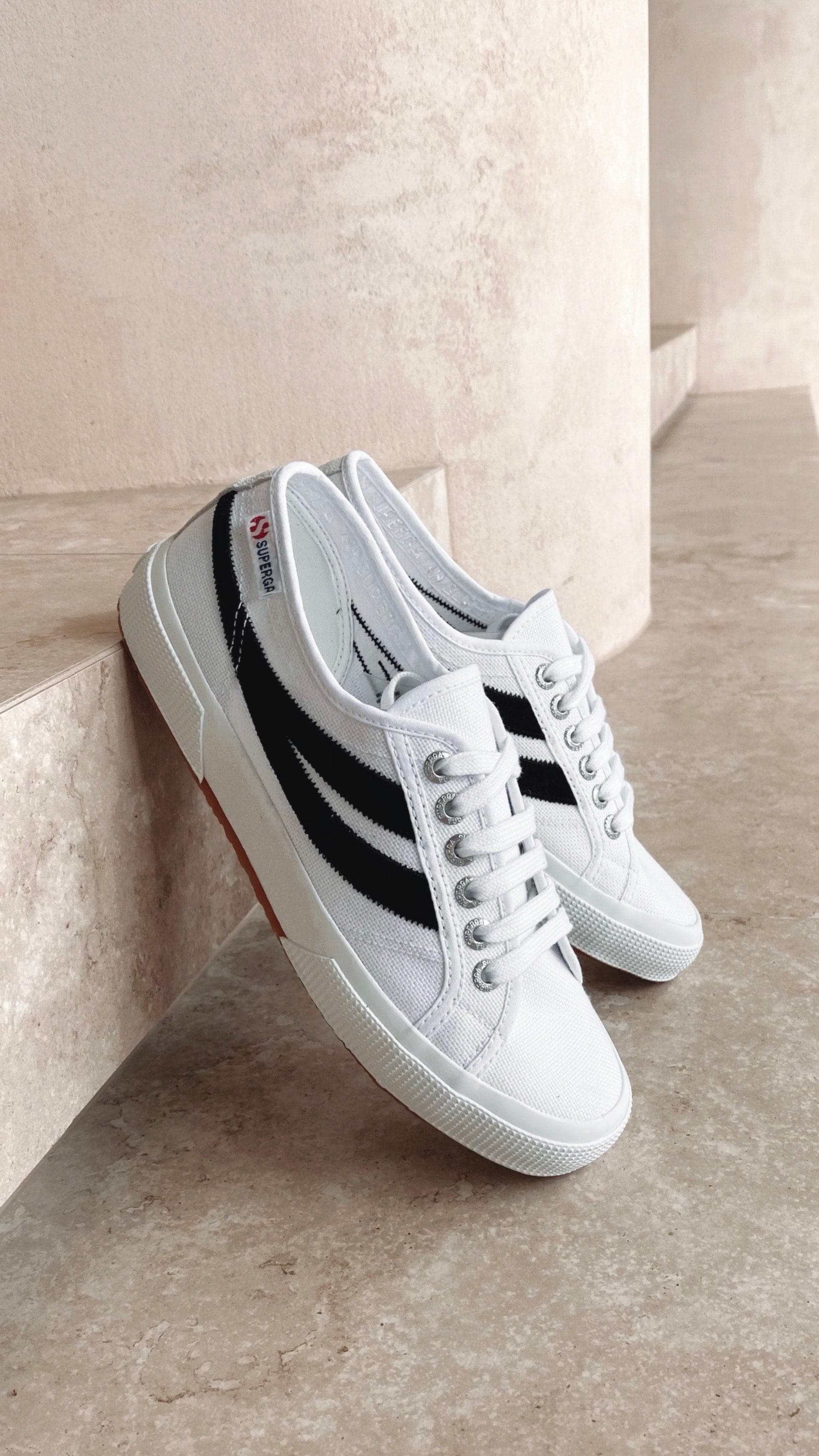 Kikodress - Superga 2953 CotuSuede - White/Black