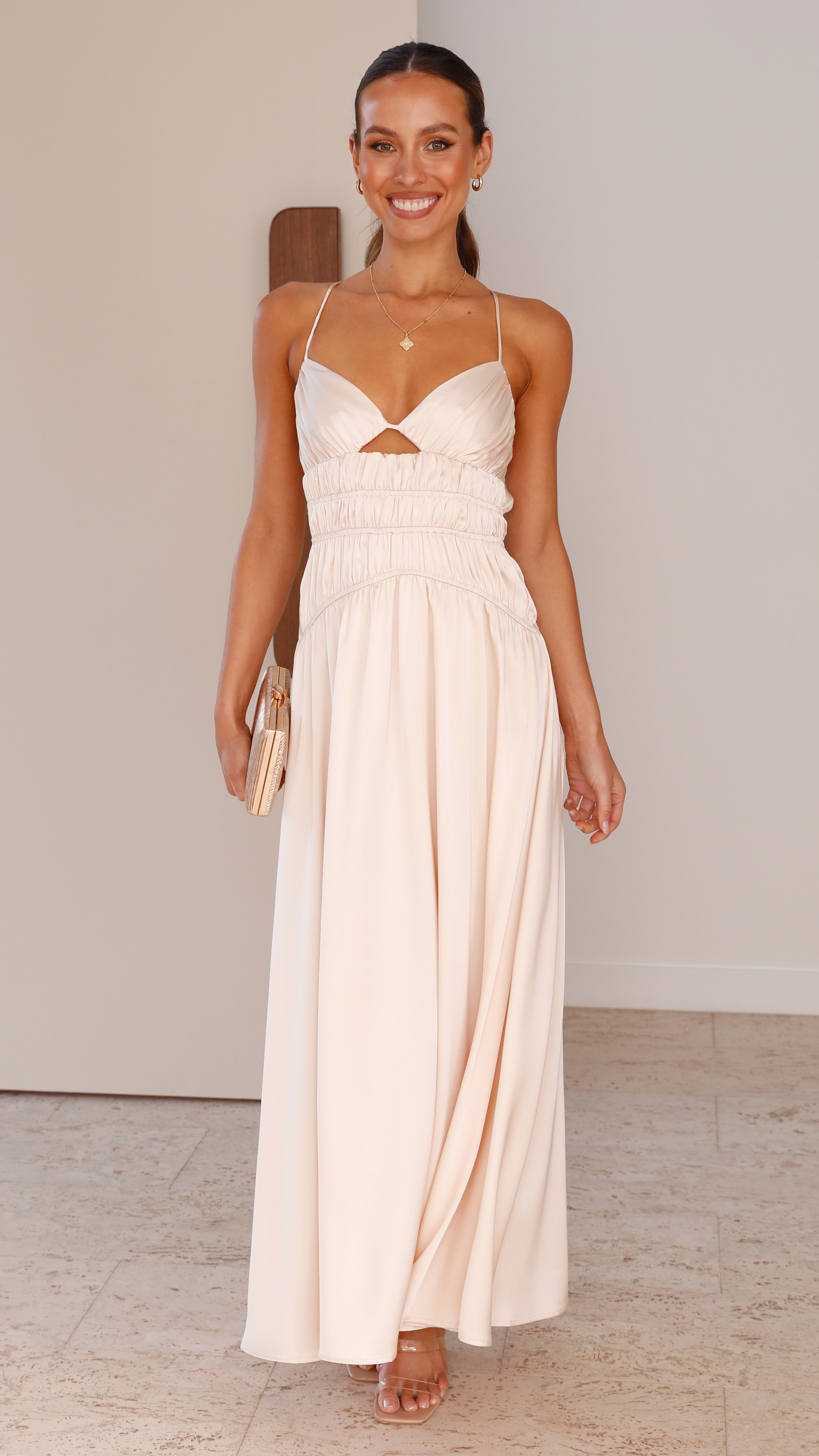 Kikodress - Elle Maxi Dress - Champagne