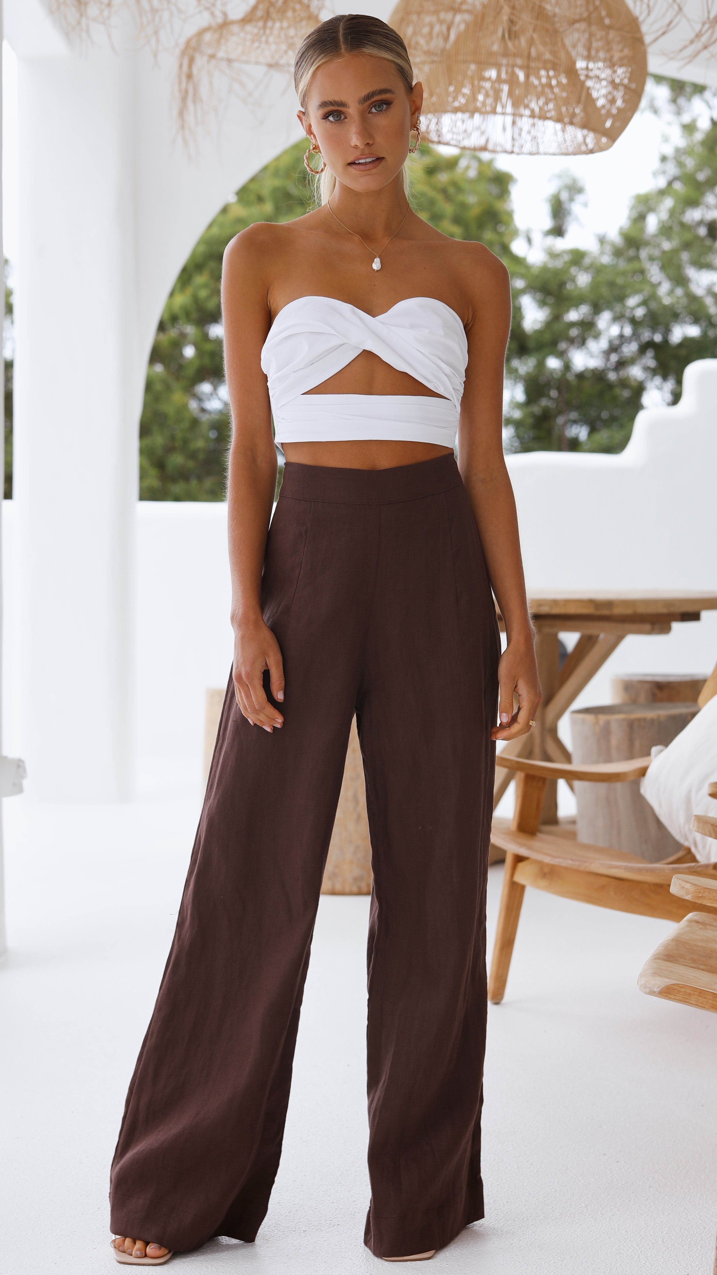 Kikodress - Karah Pants - Chocolate