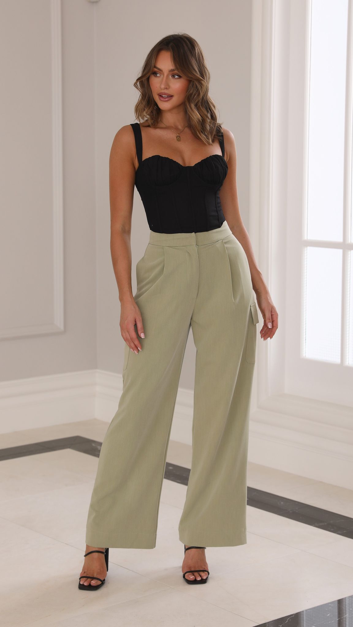 Kikodress - Cruz Corset Top - Black