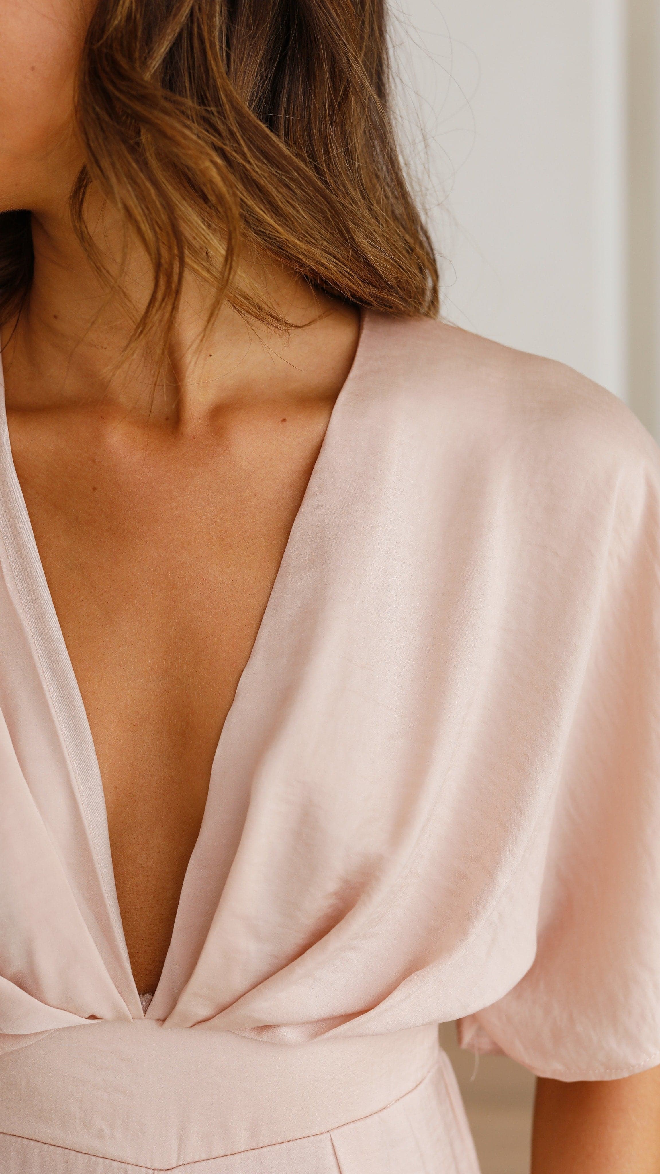 Kikodress - Peta Jumpsuit - Blush