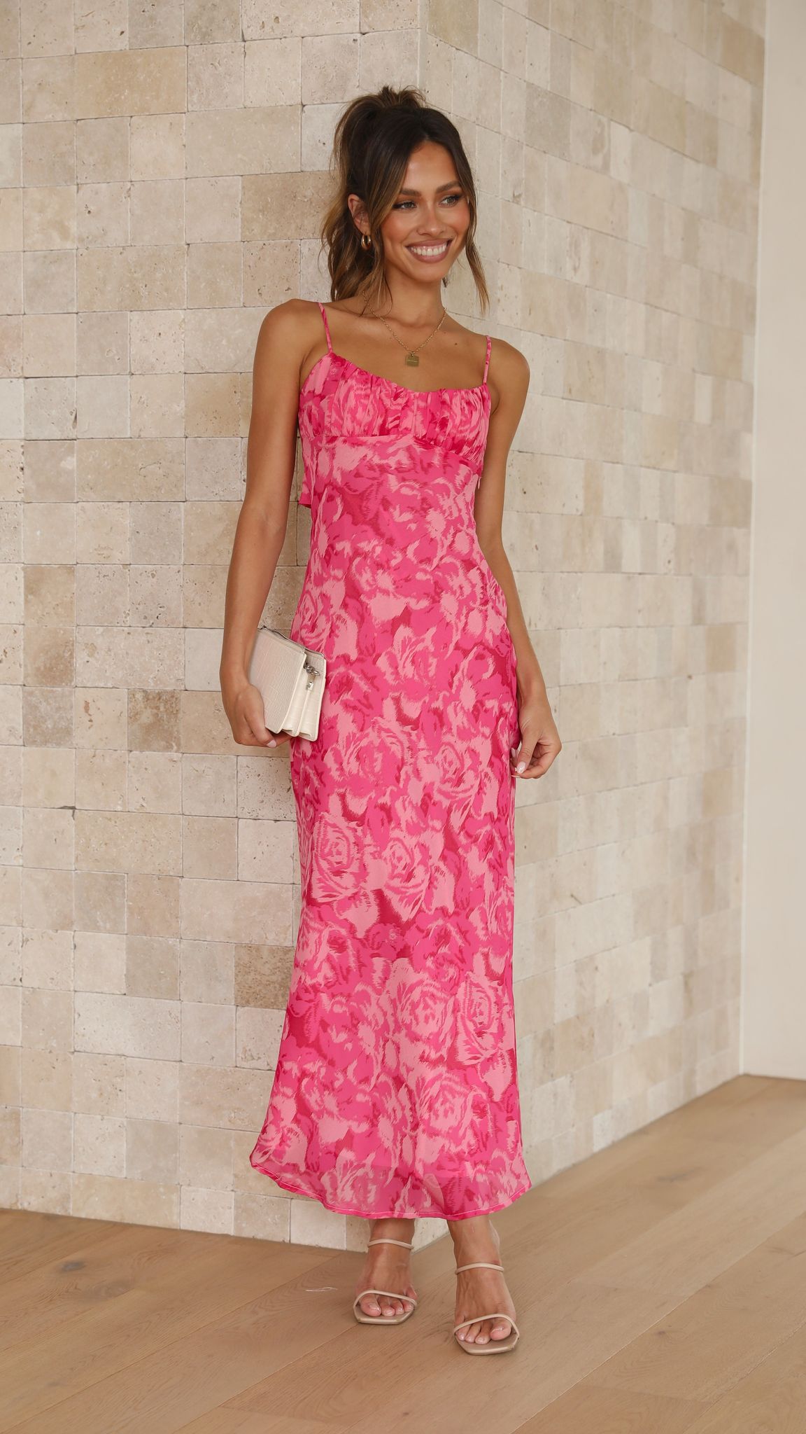 Kikodress - Margie Midi Dress - Pink