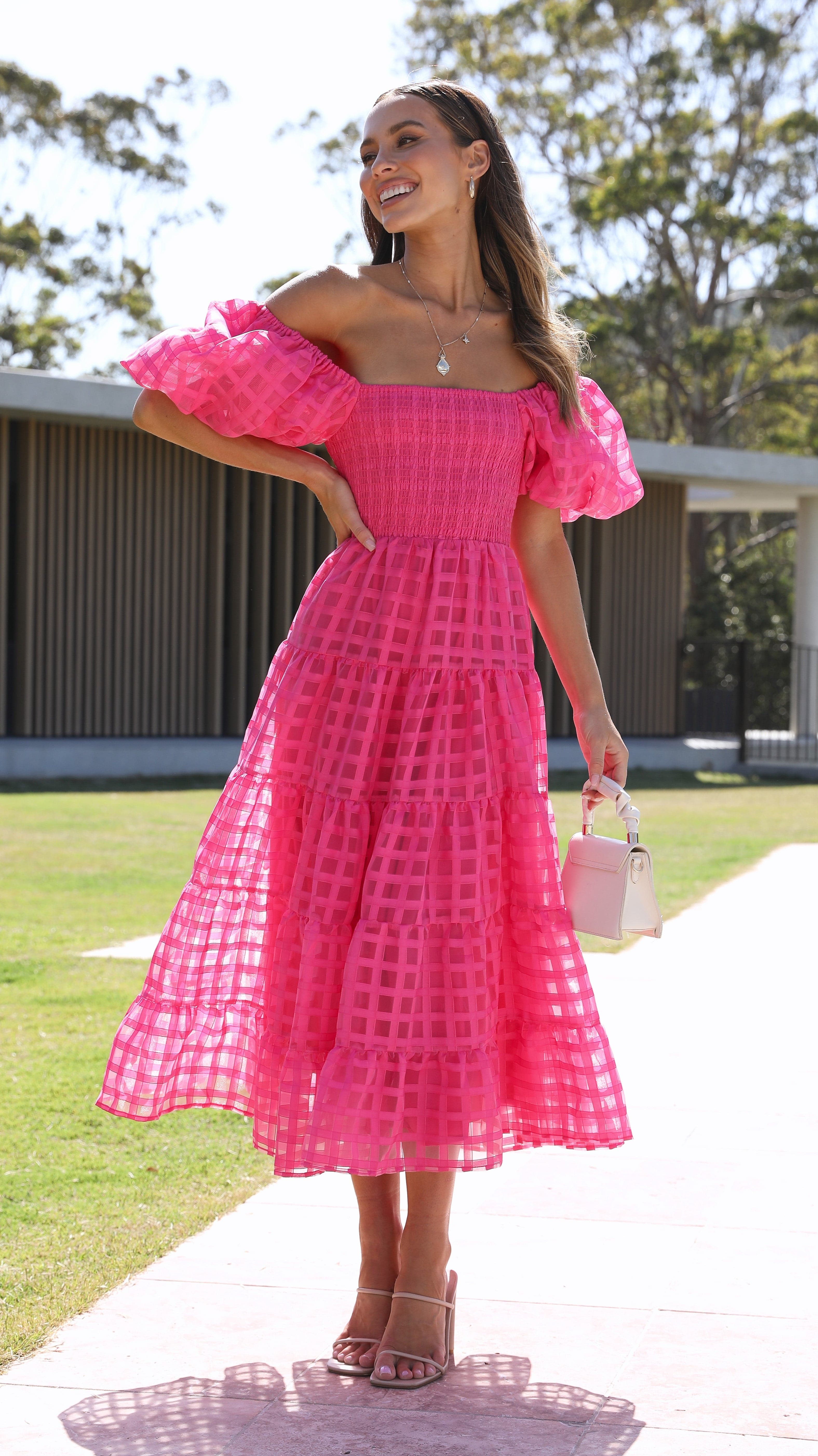 Kikodress - Deemi Maxi Dress - Hot Pink