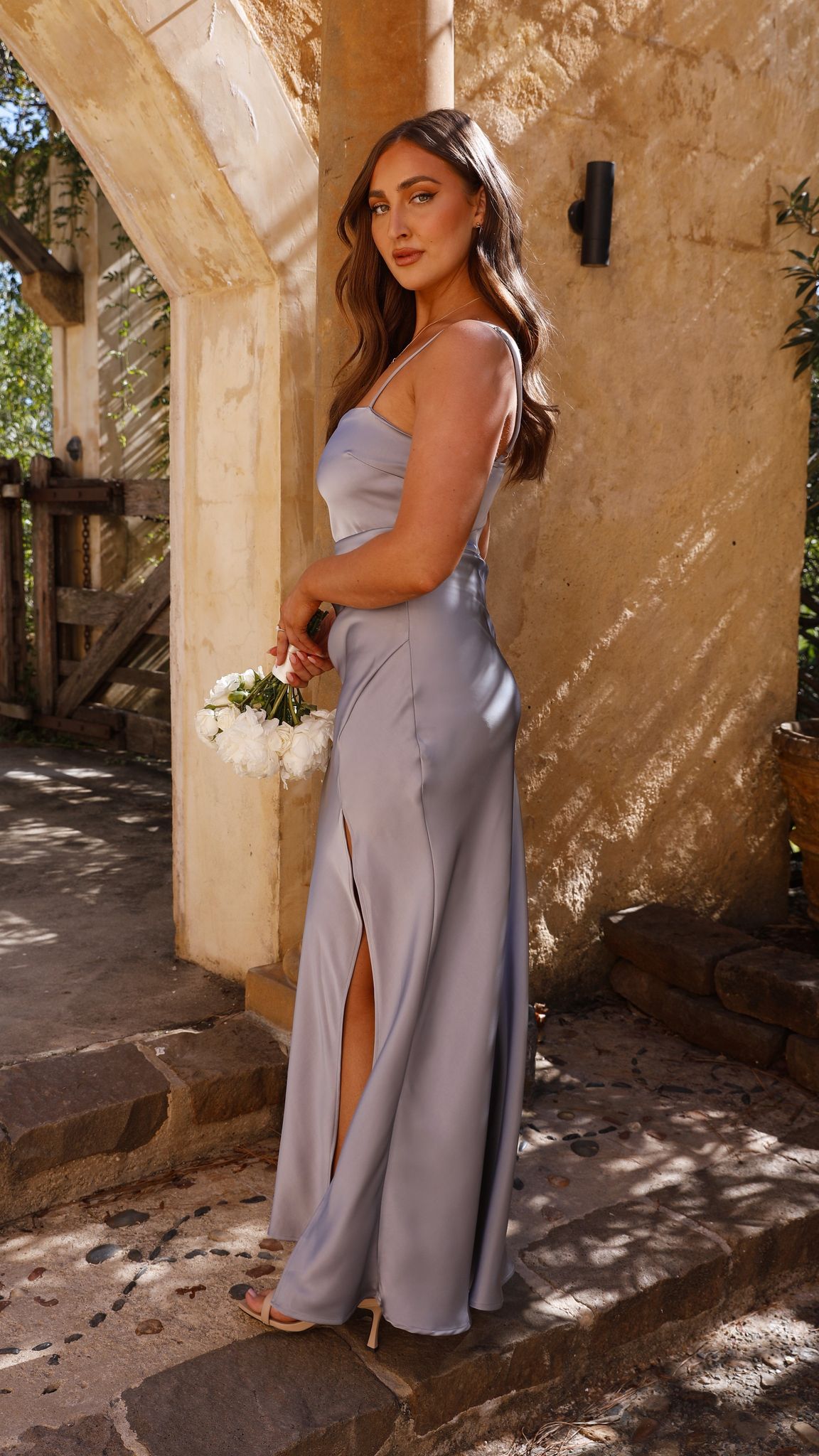 Kikodress - Ilana Maxi Dress - Steel Blue