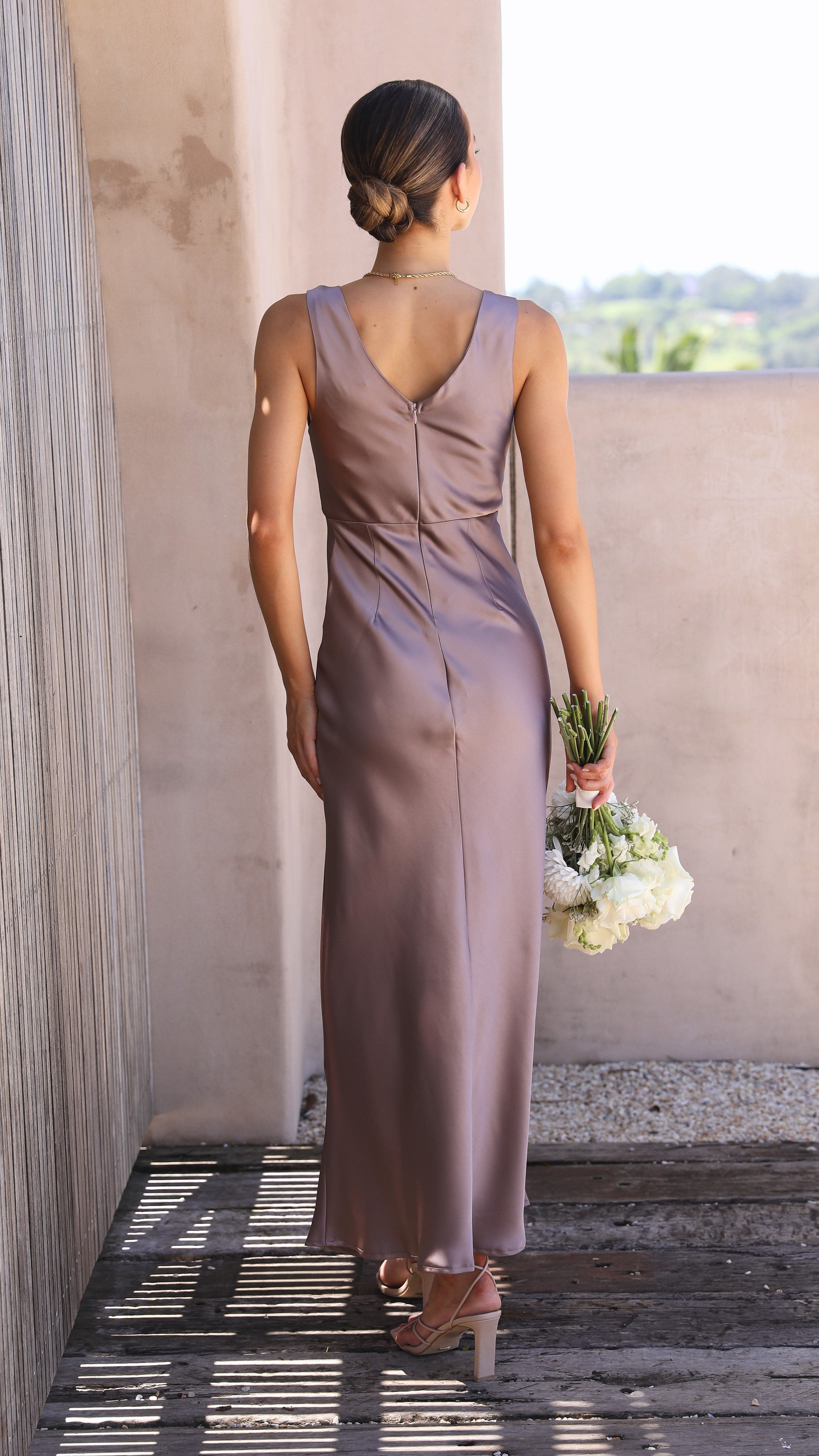 Kikodress - Taylor Maxi Dress - Mushroom