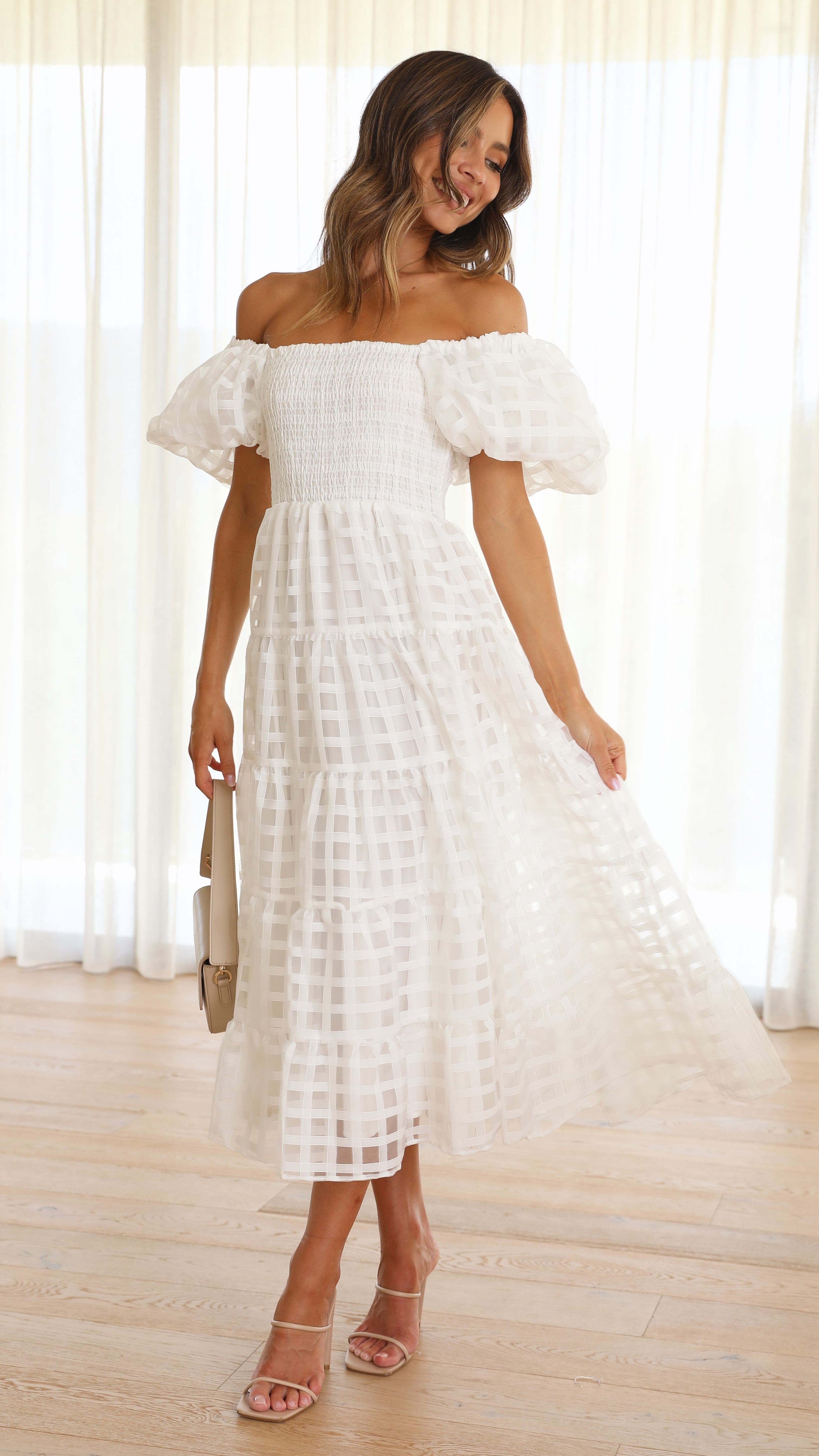 Kikodress - Deemi Maxi Dress - White