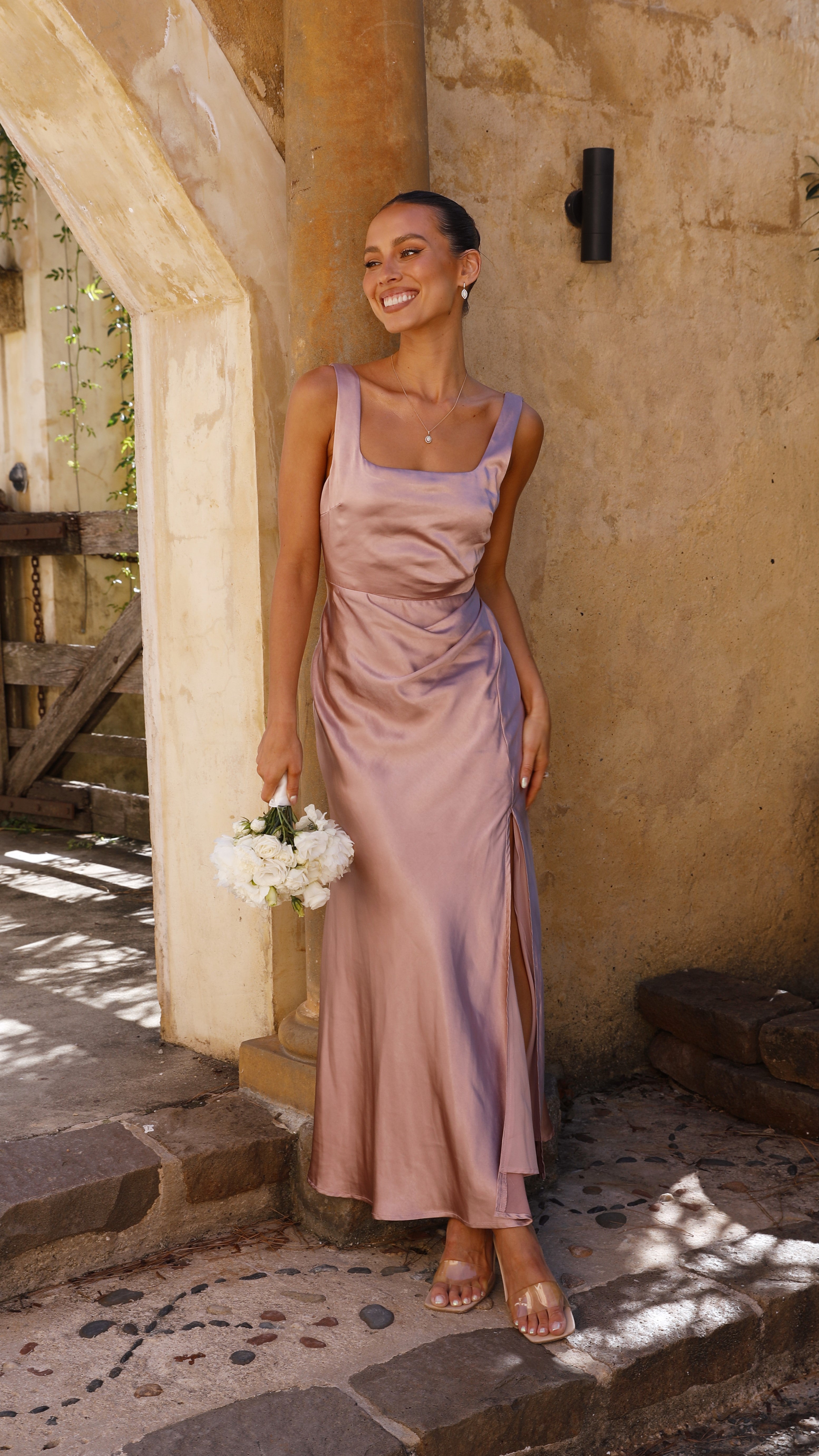 Kikodress - Alaria Maxi Dress - Dusty Pink