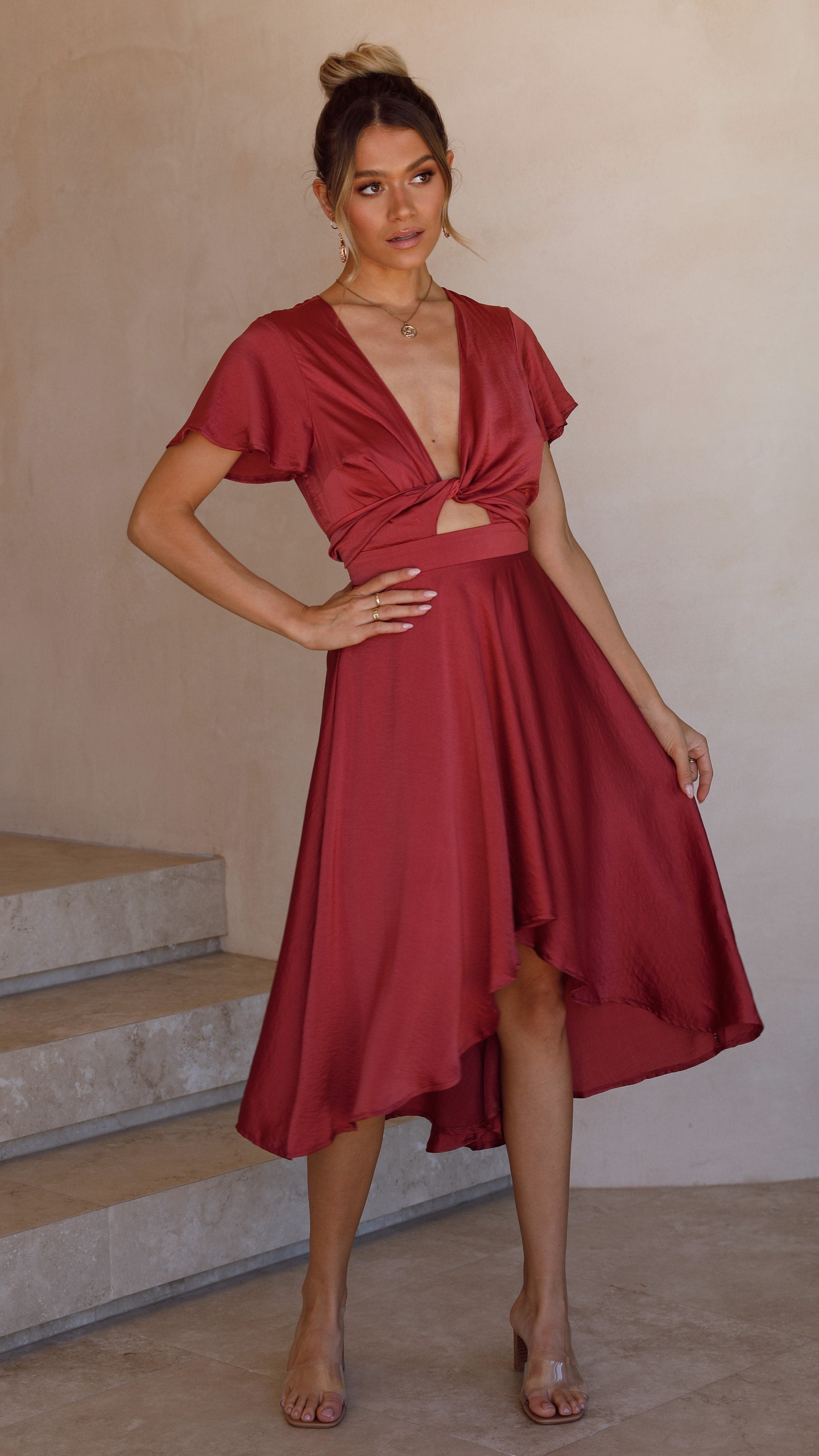 Kikodress - Sunny Daze Dress - Berry