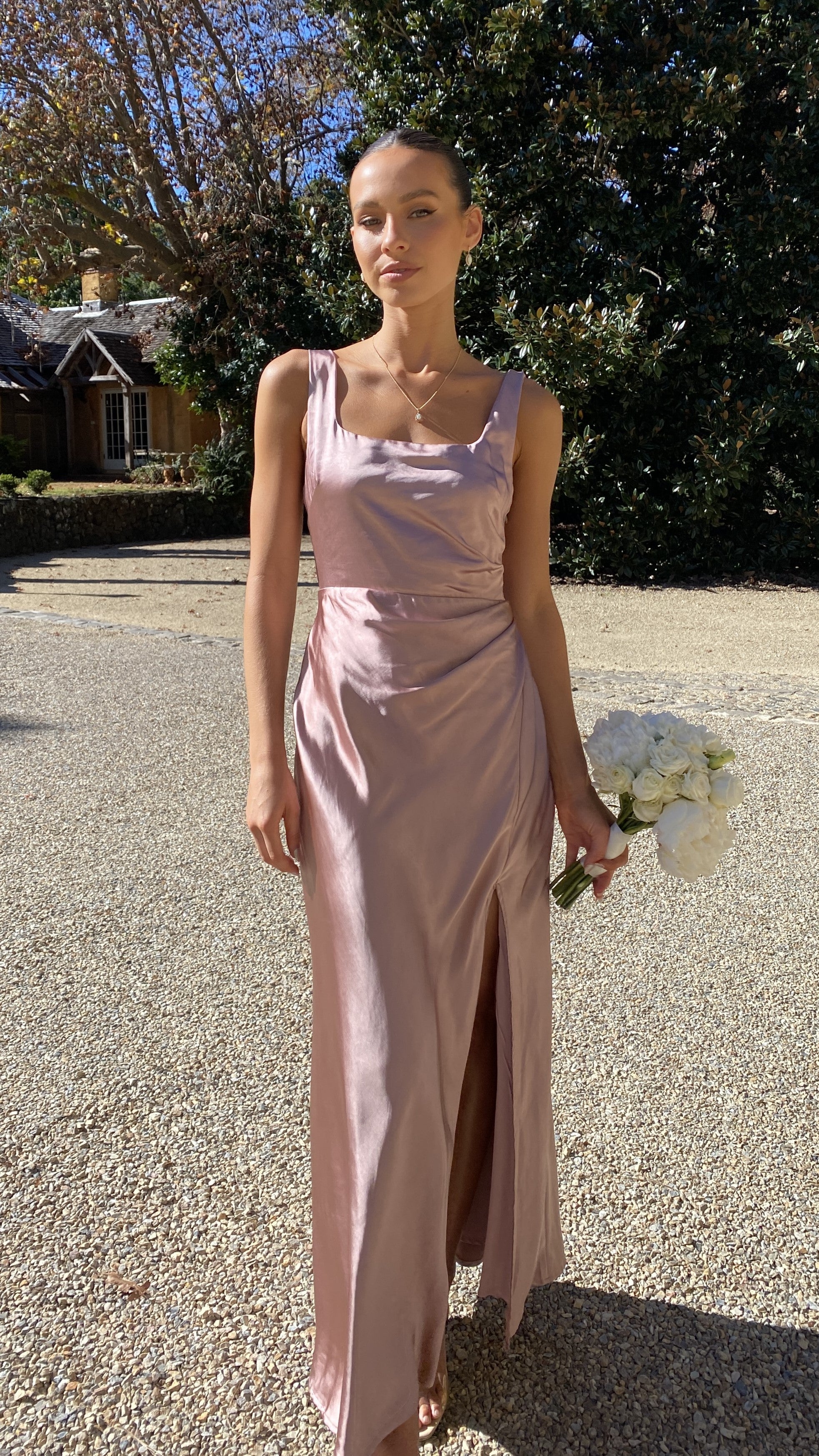 Kikodress - Alaria Maxi Dress - Dusty Pink