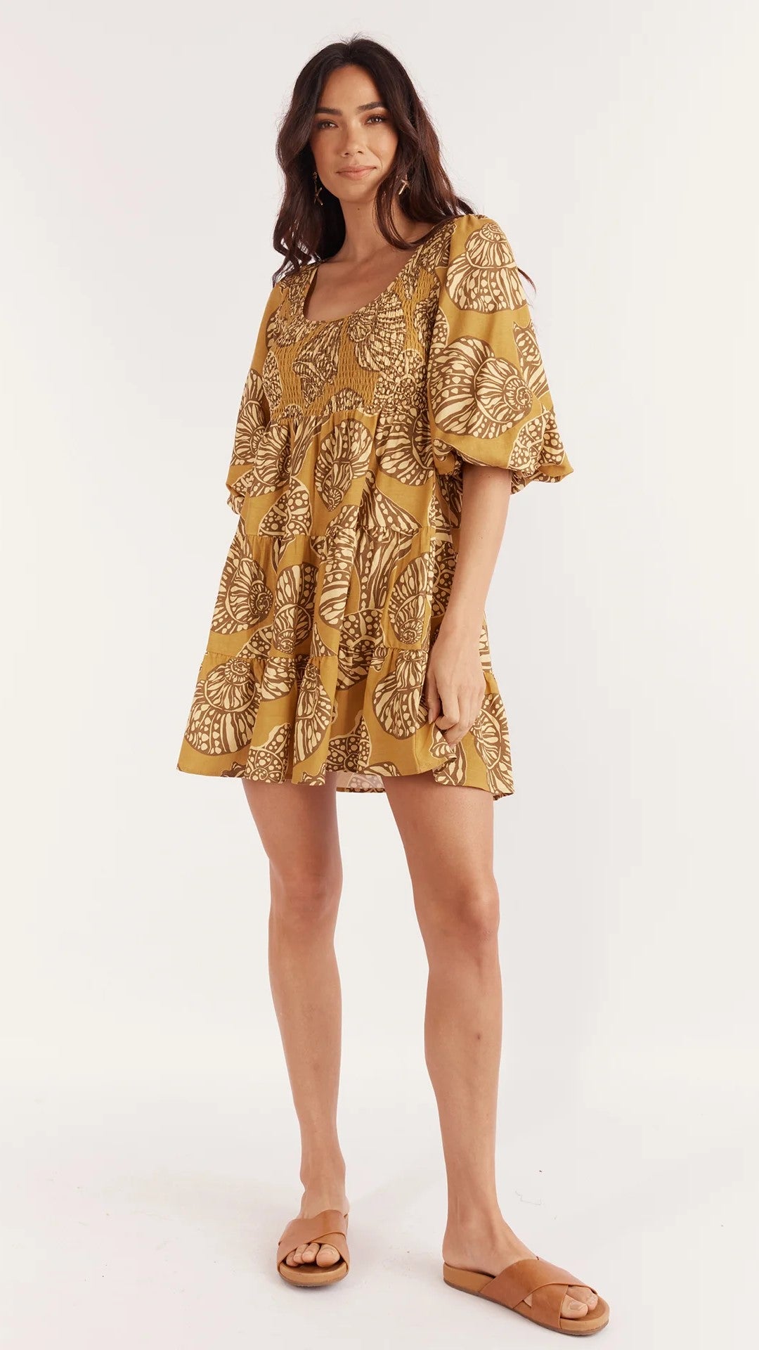 Kikodress - Imogen Mini Dress - Sea Change Print