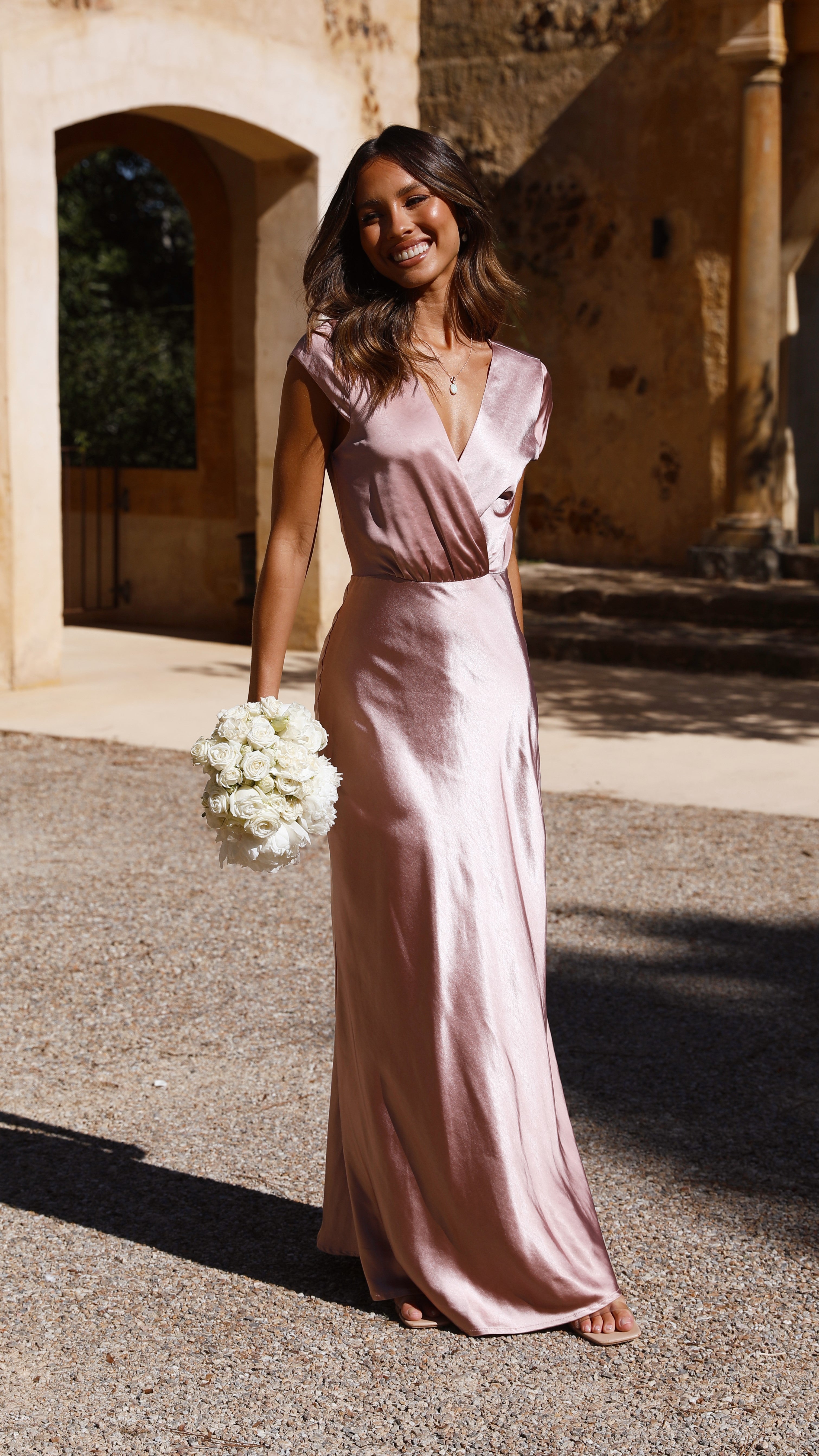 Kikodress - Selma Maxi Dress - Dusty Pink