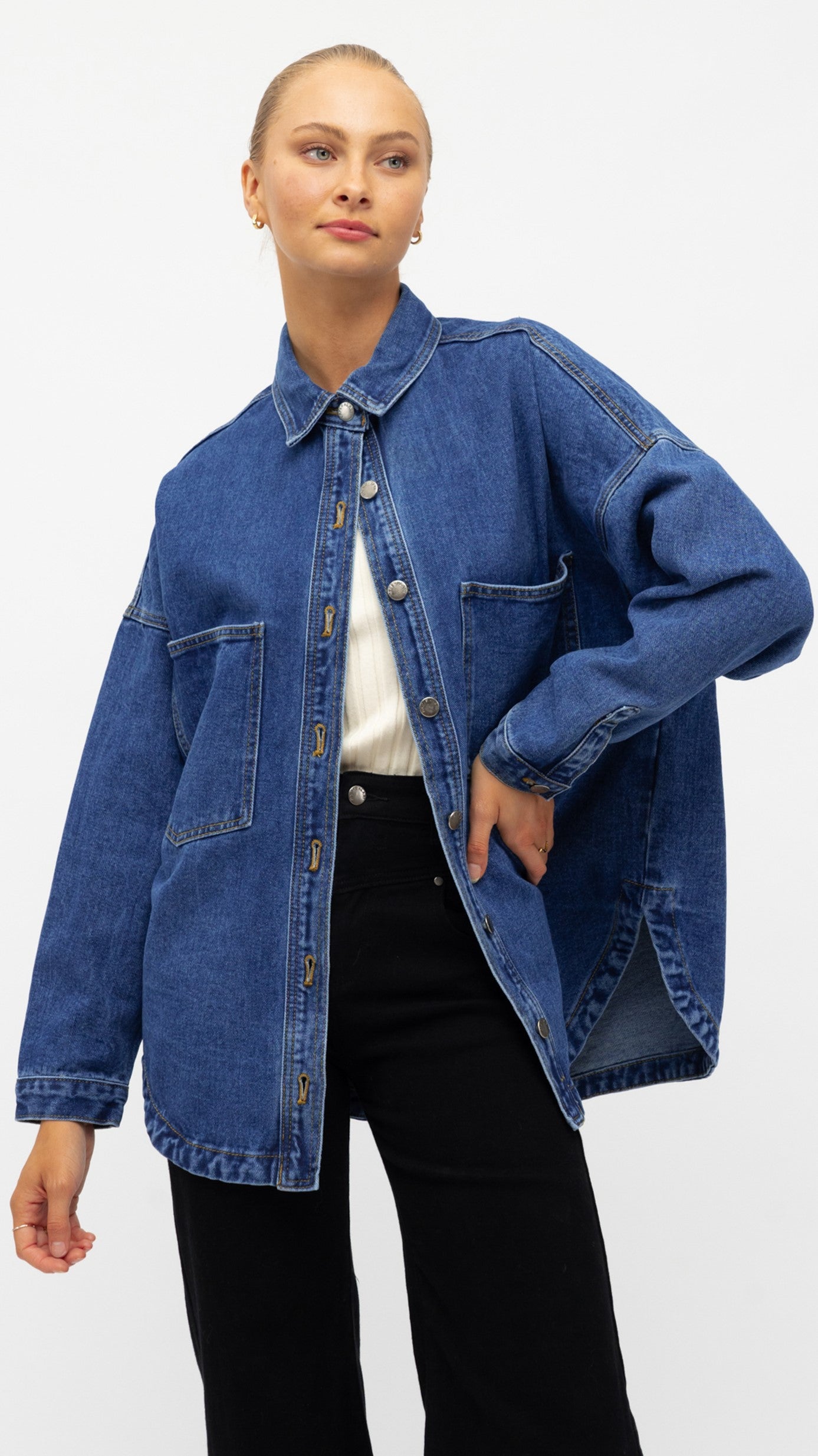 Kikodress - Ensley Denim Jacket - Dark Denim