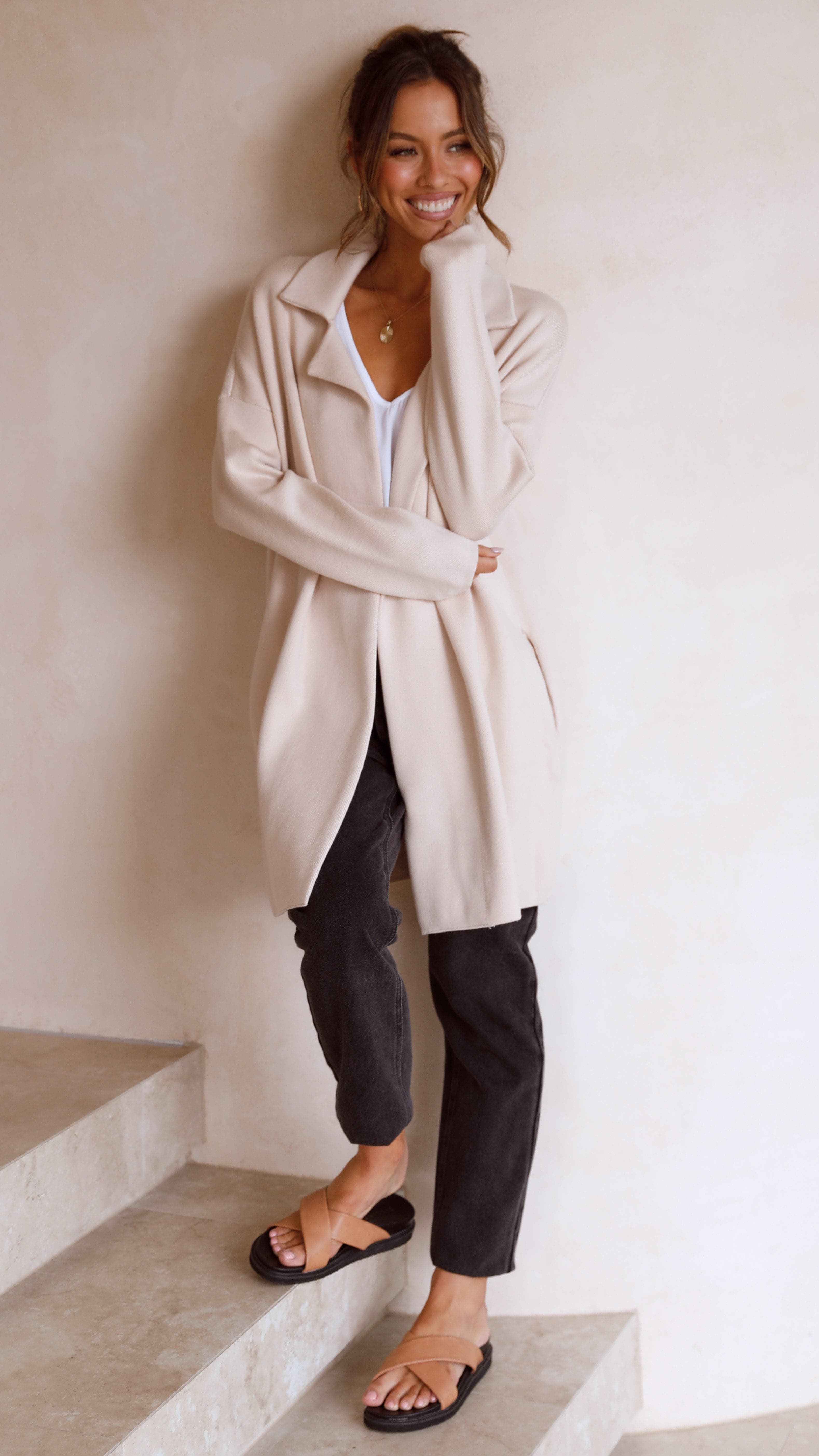 Kikodress - Zuzu Coatigan - Oatmeal