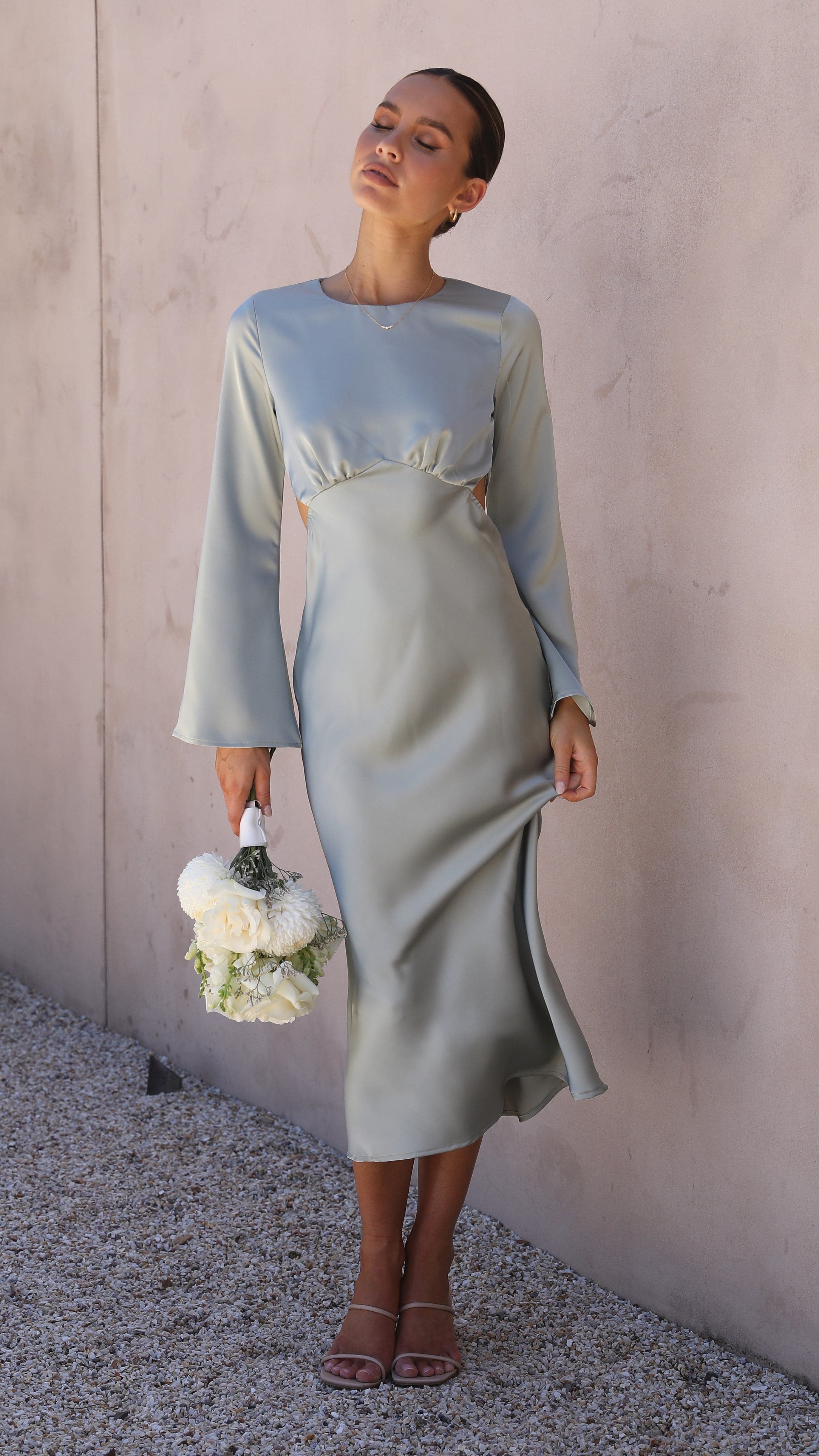 Kikodress - Aubrey Midi Dress - Olive