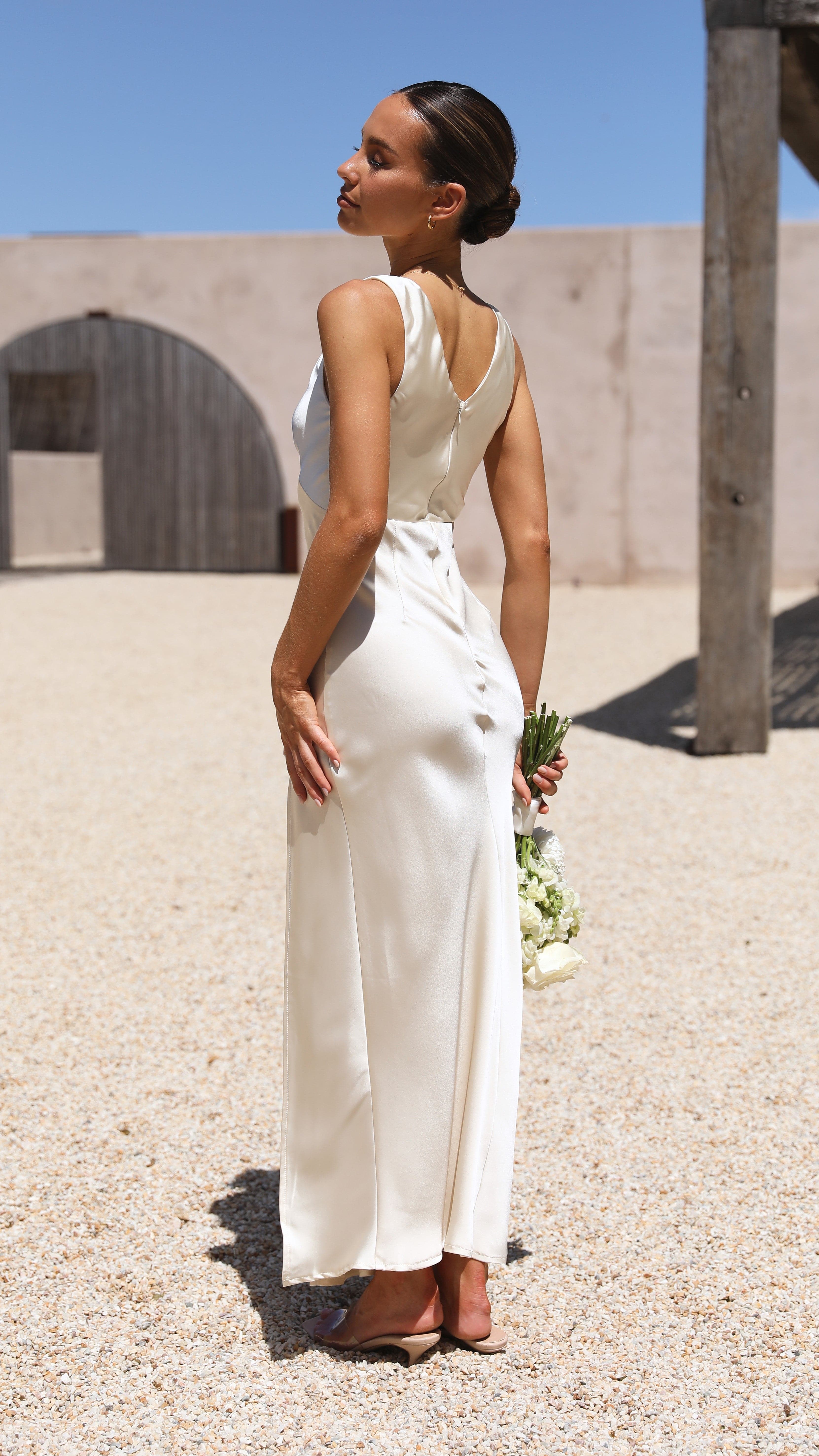 Kikodress - Taylor Maxi Dress - Ivory